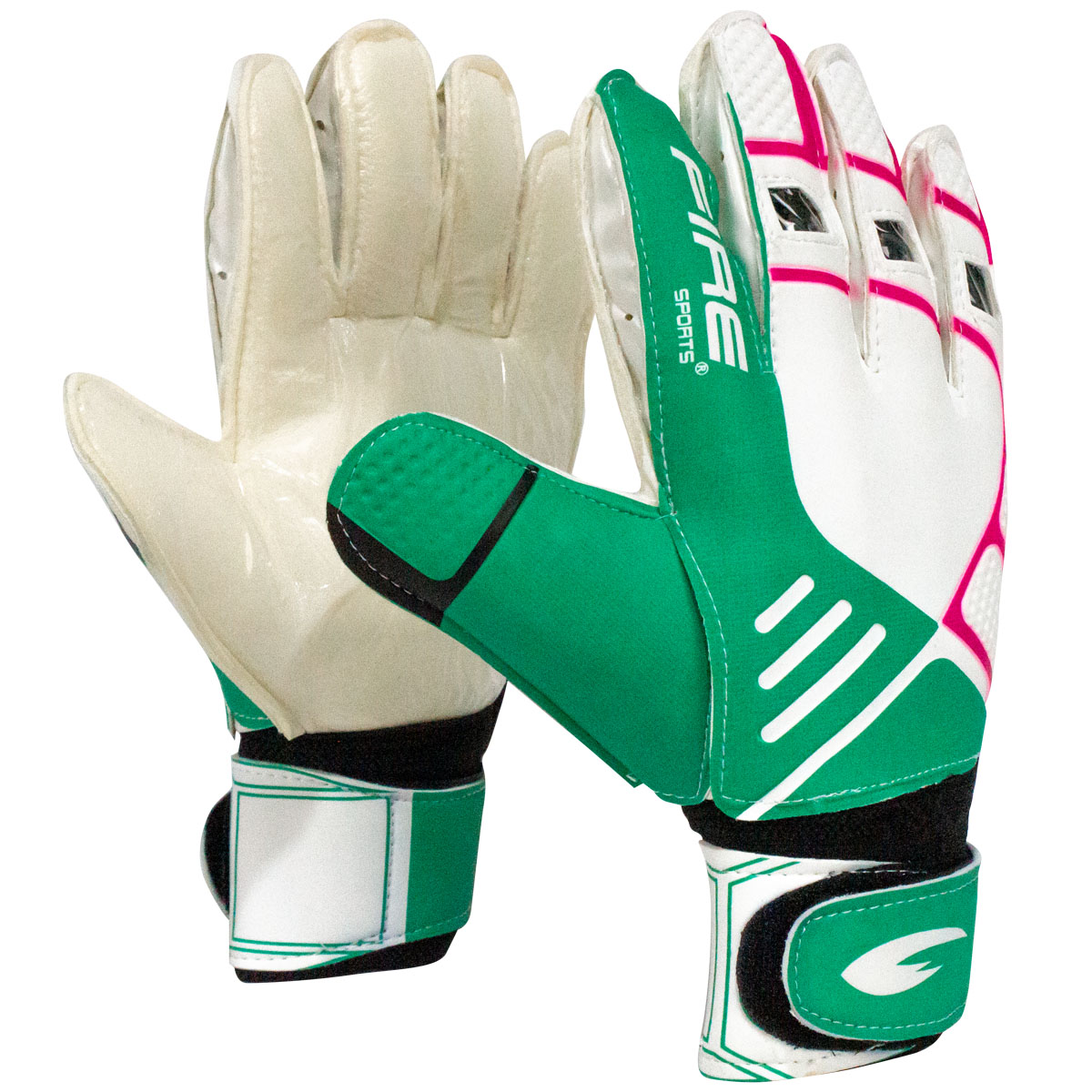 Foto 4 pulgar | Par Guantes Portero Fire Sports Entrenamiento Sport Verde Talla 12