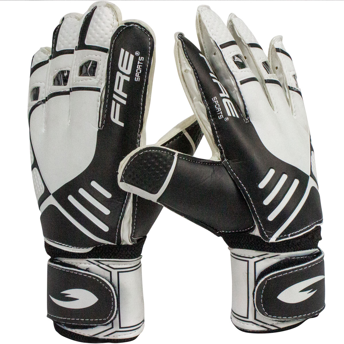 Foto 2 pulgar | Par Guantes Portero Fire Sports Entrenamiento Sport Blanco Talla 8