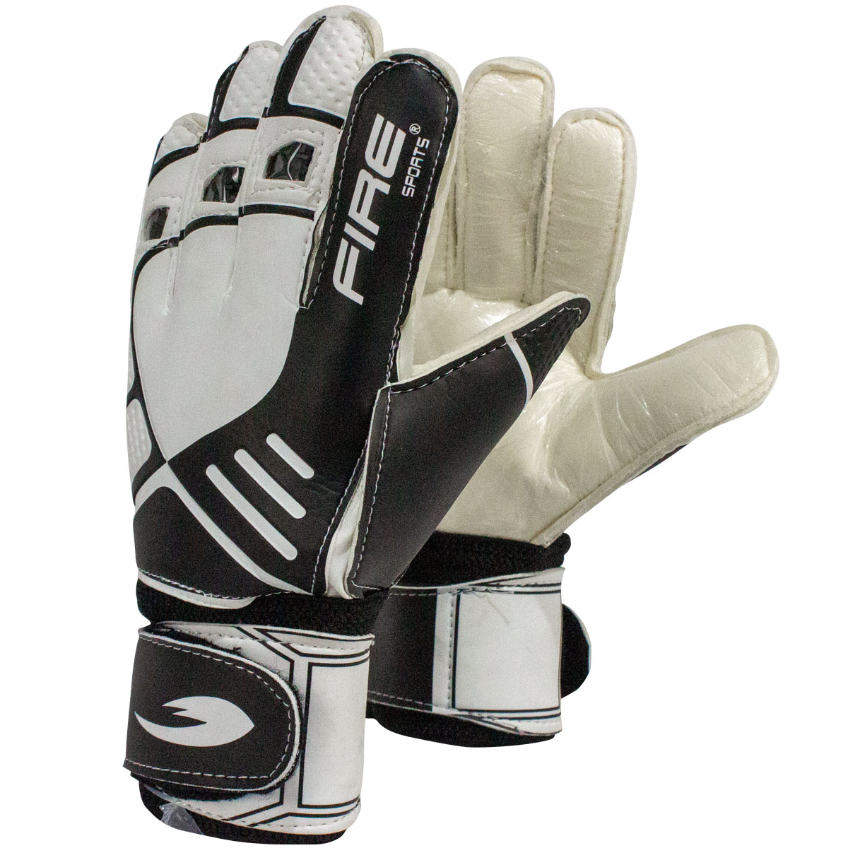 Foto 3 pulgar | Par Guantes Portero Fire Sports Entrenamiento Sport Blanco Talla 8