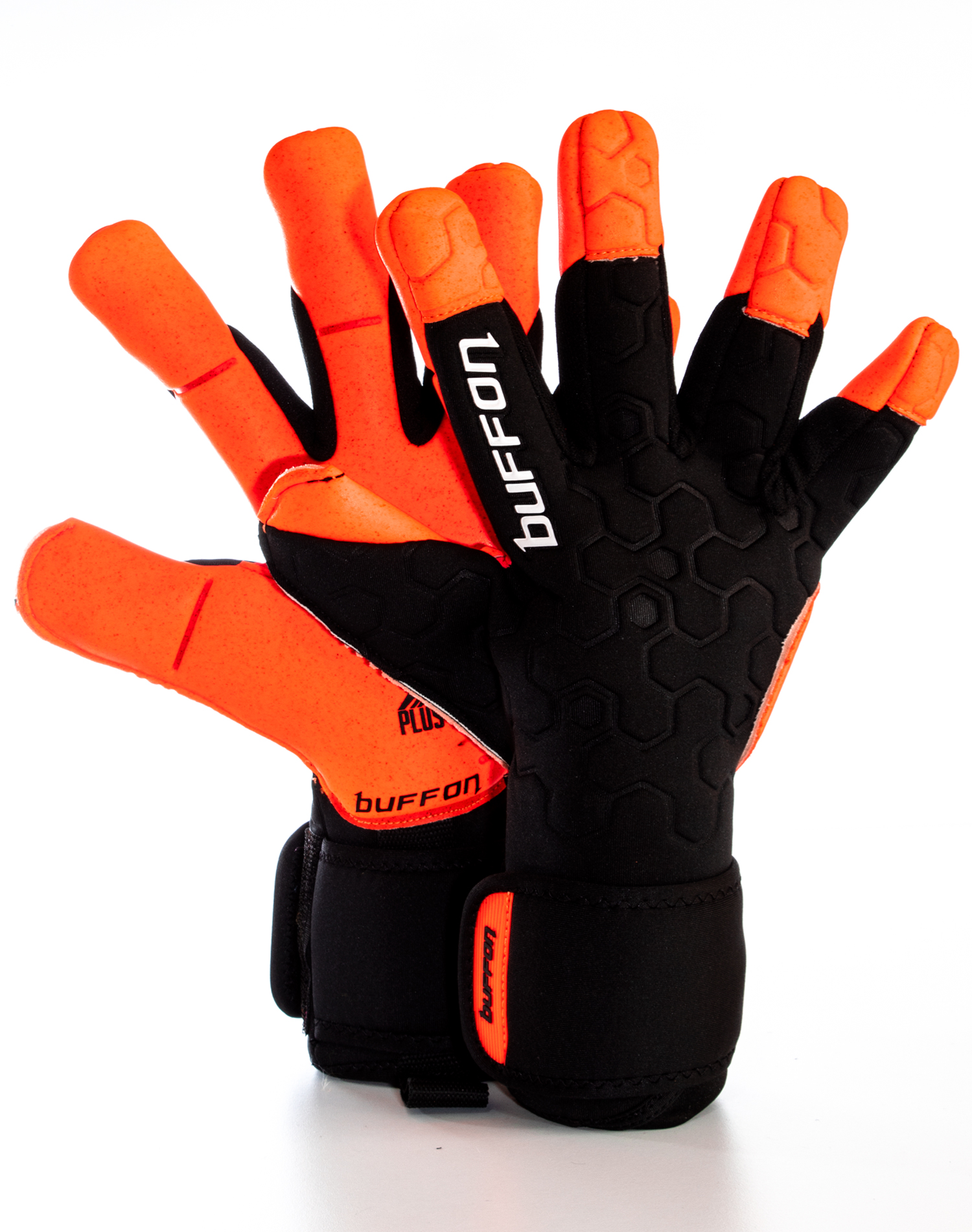 Foto 2 pulgar | Guantes de Portero Buffon Titán Negro/Naranja