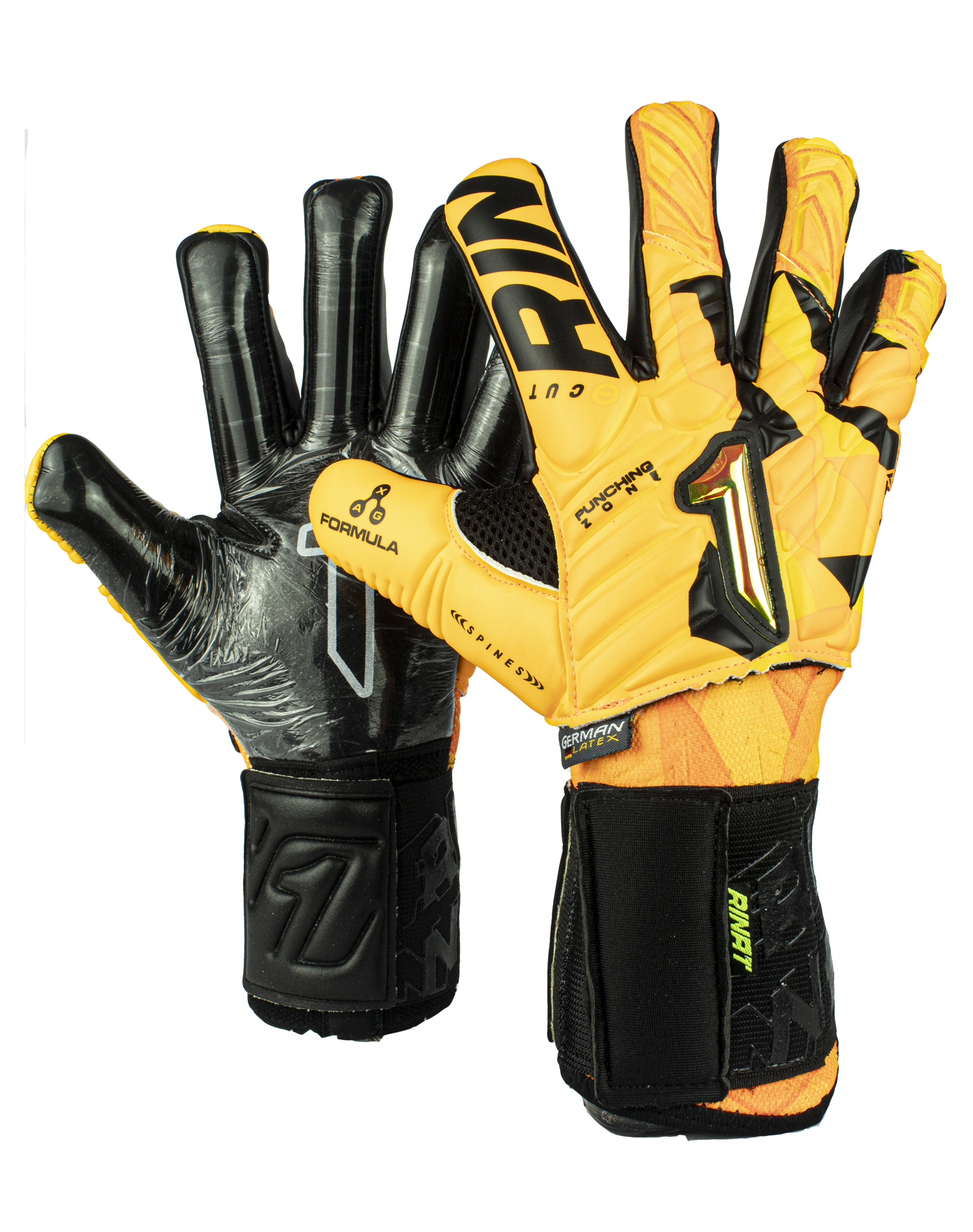 Foto 2 pulgar | Guantes De Portero Rinat Meta Tactik Gk Spines Pro Naranja - Golero Sport