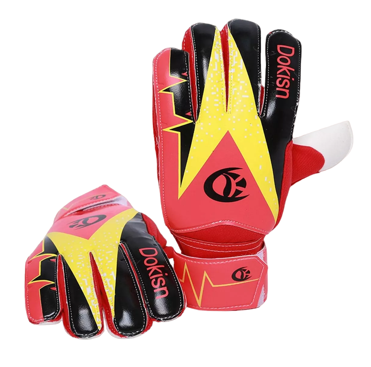 Guantes de Portero Dokisn color Rojo Antideslizantes