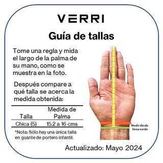 Foto 4 | Guantes de Portero Infantil Verri Azules