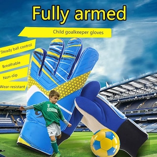 Foto 3 | Guantes Protectore De Dedos Fútbol Niños De Porteros Tall 6 Eo Safe Imports Esi-14011 Azul