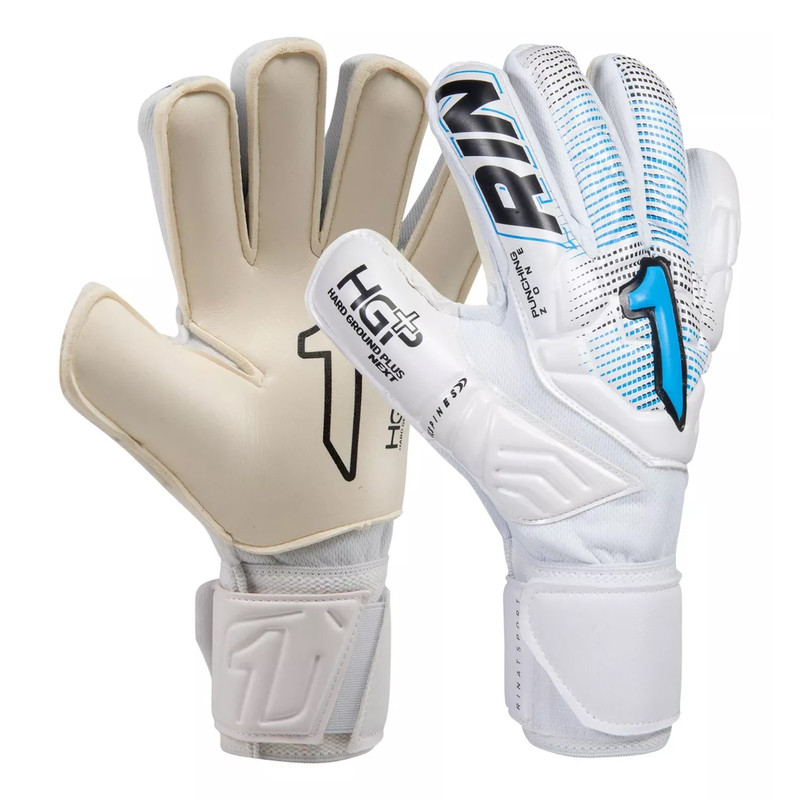 Guante Para Portero Rinat Egotiko Stellar Turf Blanco / Azul Sporta Mx