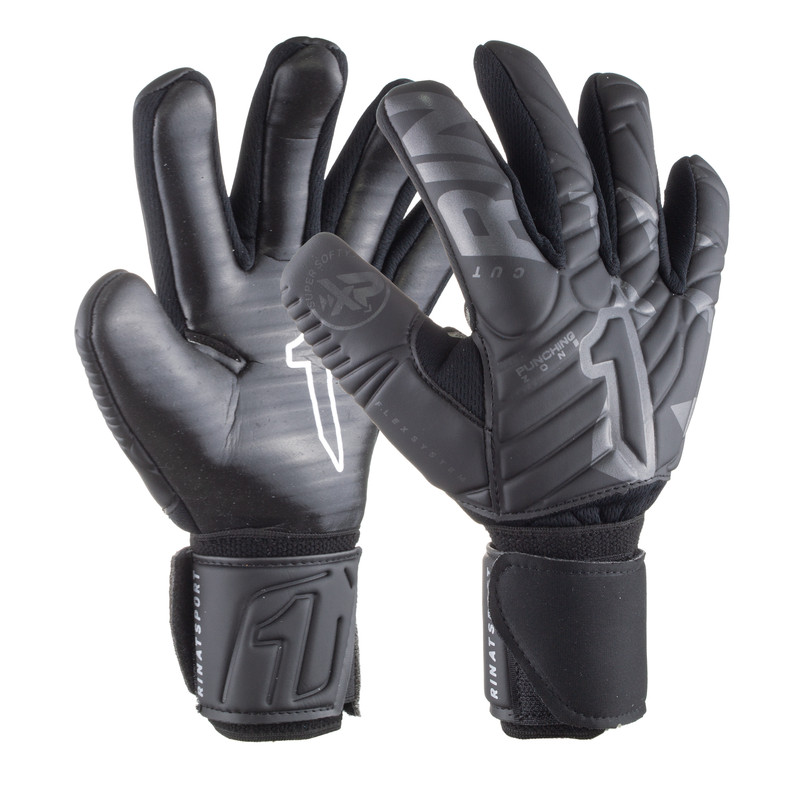 Guante Para Portero Rinat Meta Gk C/varilla Negro Sporta Mx