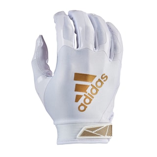 Foto 1 | Guantes De Fútbol Adidas Adifast 3.0 Para Adultos, Color Blanco Y Dorado - Venta Internacional.