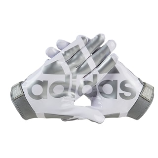 Foto 2 | Guantes De Fútbol Adidas Adifast 3.0 Youth, Color Blanco Y Plateado - Venta Internacional.