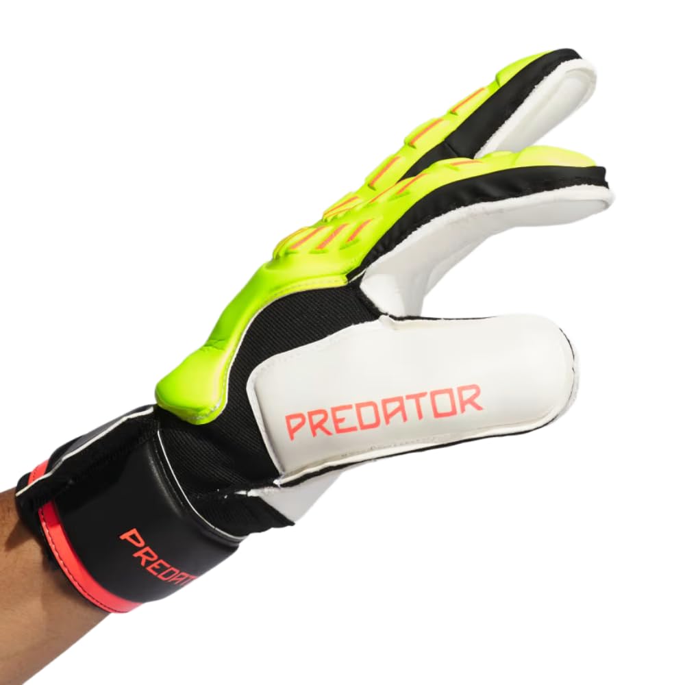 Foto 5 pulgar | Guantes Goalie Adidas Match Solar Amarillo/negro/rojo Talla 11 - Venta Internacional.