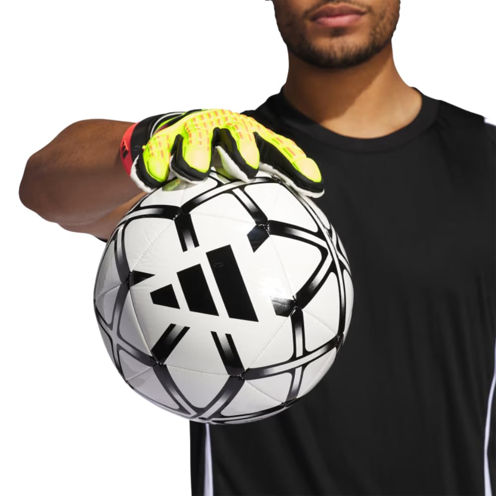 Foto 6 pulgar | Guantes Goalie Adidas Match Solar Amarillo/negro/rojo Talla 11 - Venta Internacional.