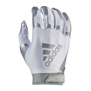 Foto 1 | Guantes De Fútbol Adidas Adifast 3.0 Youth, Color Blanco Y Plateado - Venta Internacional.