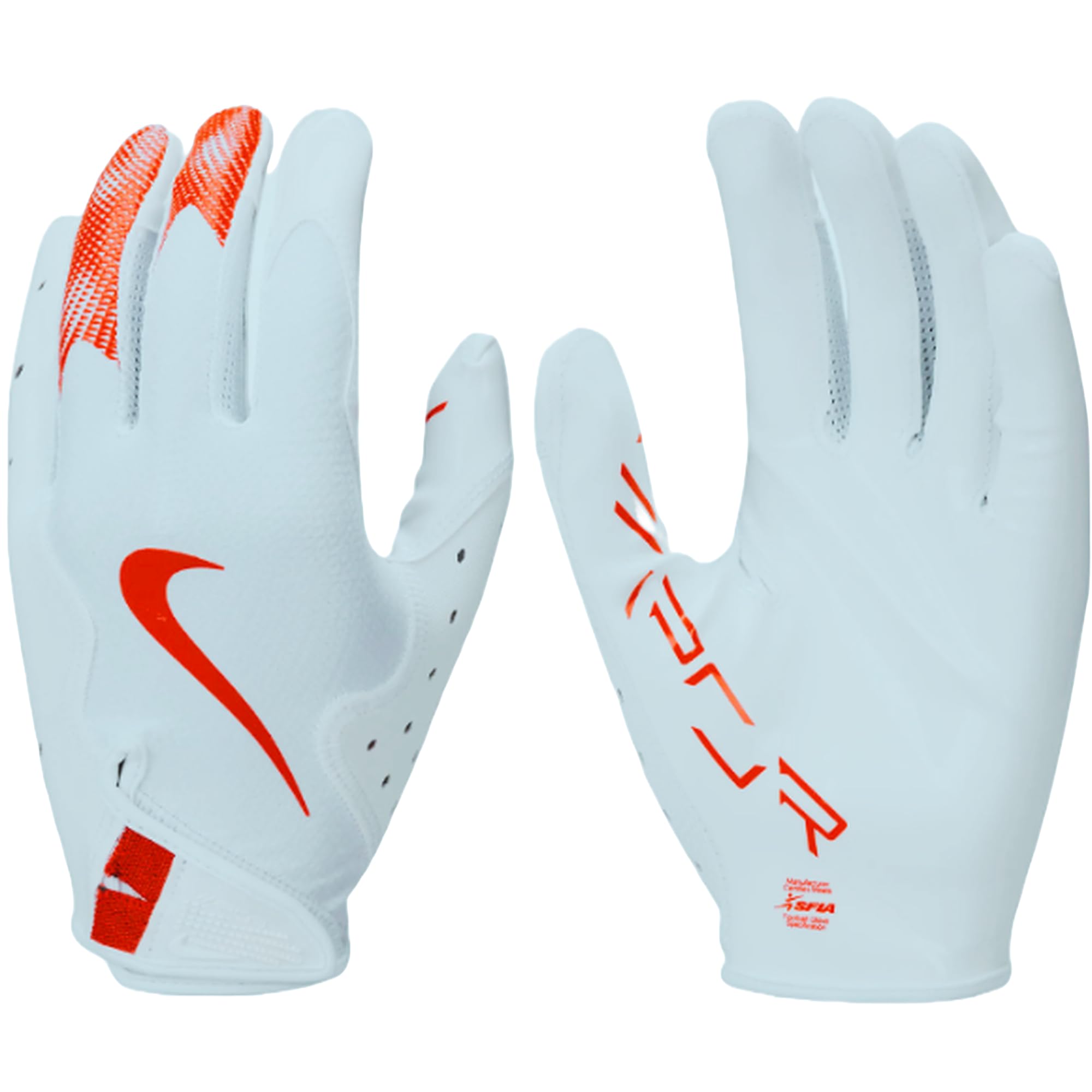 Foto 4 pulgar | Guantes De Fútbol Nike Vapor Jet 8.0 Blanco/blanco/naranja Xxl - Venta Internacional.
