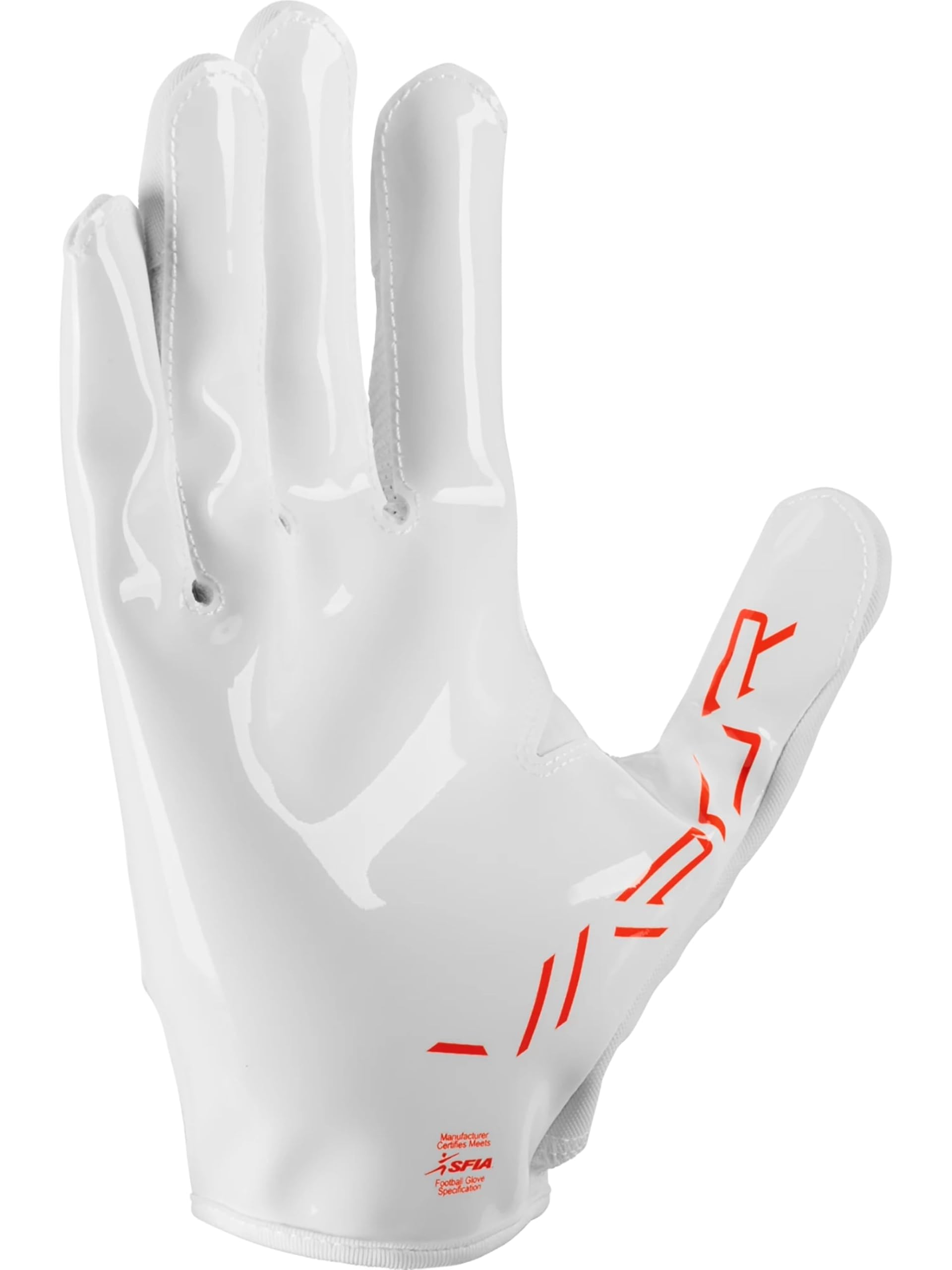 Foto 7 pulgar | Guantes De Fútbol Nike Vapor Jet 8.0 Blanco/blanco/naranja Xxl - Venta Internacional.