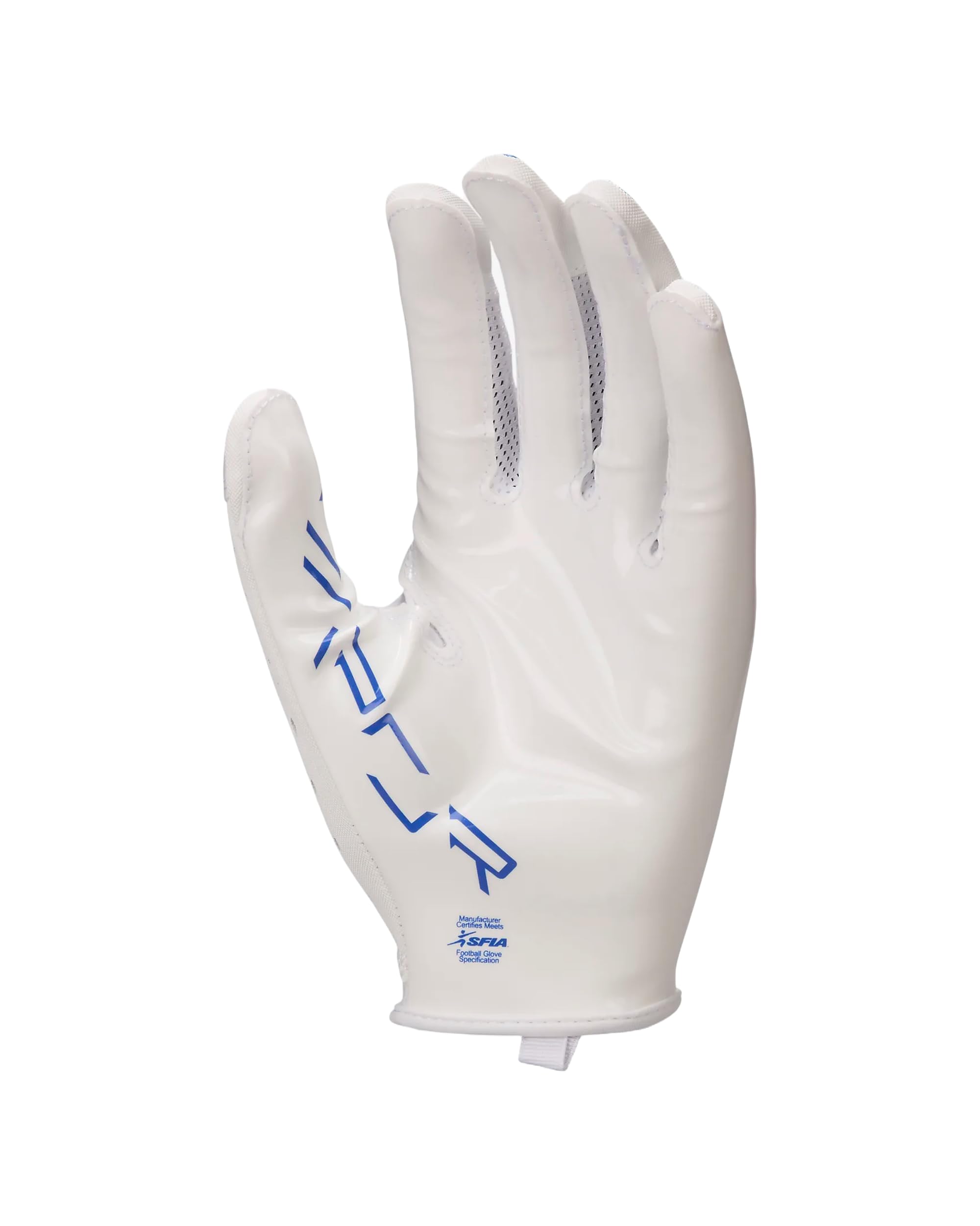 Foto 5 pulgar | Guantes De Fútbol Nike Vapor Jet 8.0 Blanco/royal Talla L - Venta Internacional.
