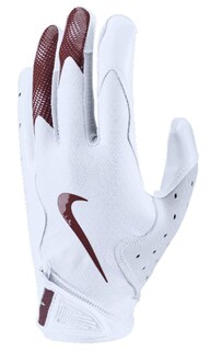 Foto 1 | Guantes De Fútbol Nike Vapor Jet 8.0 Blanco/granate Xl - Venta Internacional.