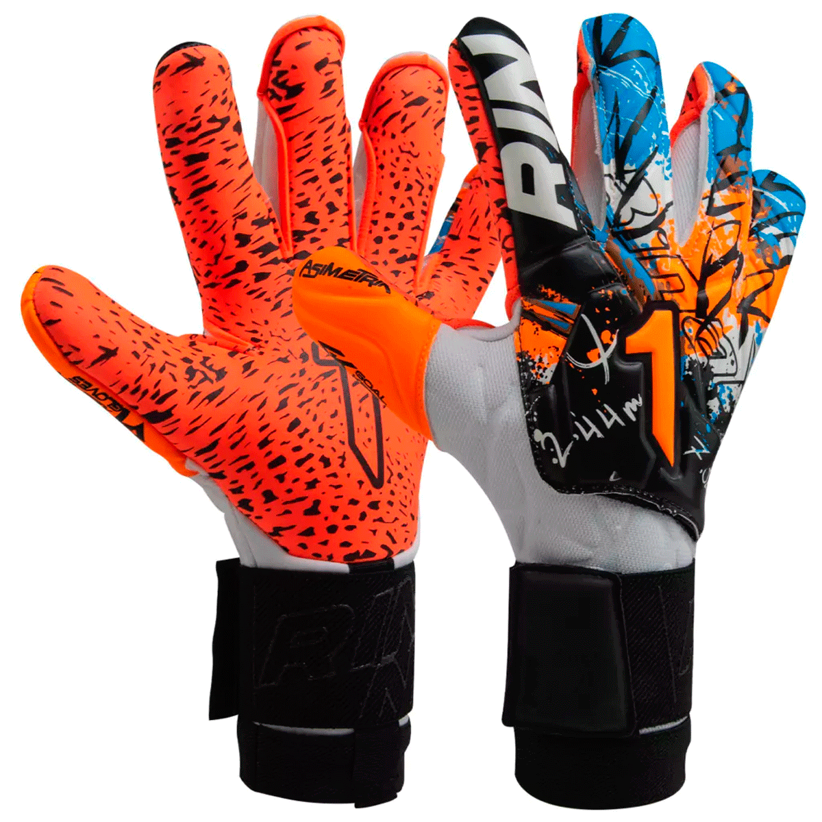 Foto 2 pulgar | Rinat Guantes De Portero Asimetrik Prime Con Varillas Naranja | Adulto E Infantil | Sporta