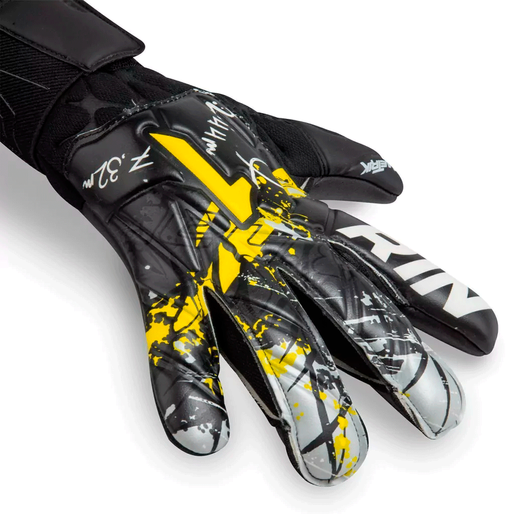 Foto 3 pulgar | Guantes De Portero Rinat Asimetrik Prime Negro/amarillo/plata | Adulto E Infantil | Sporta