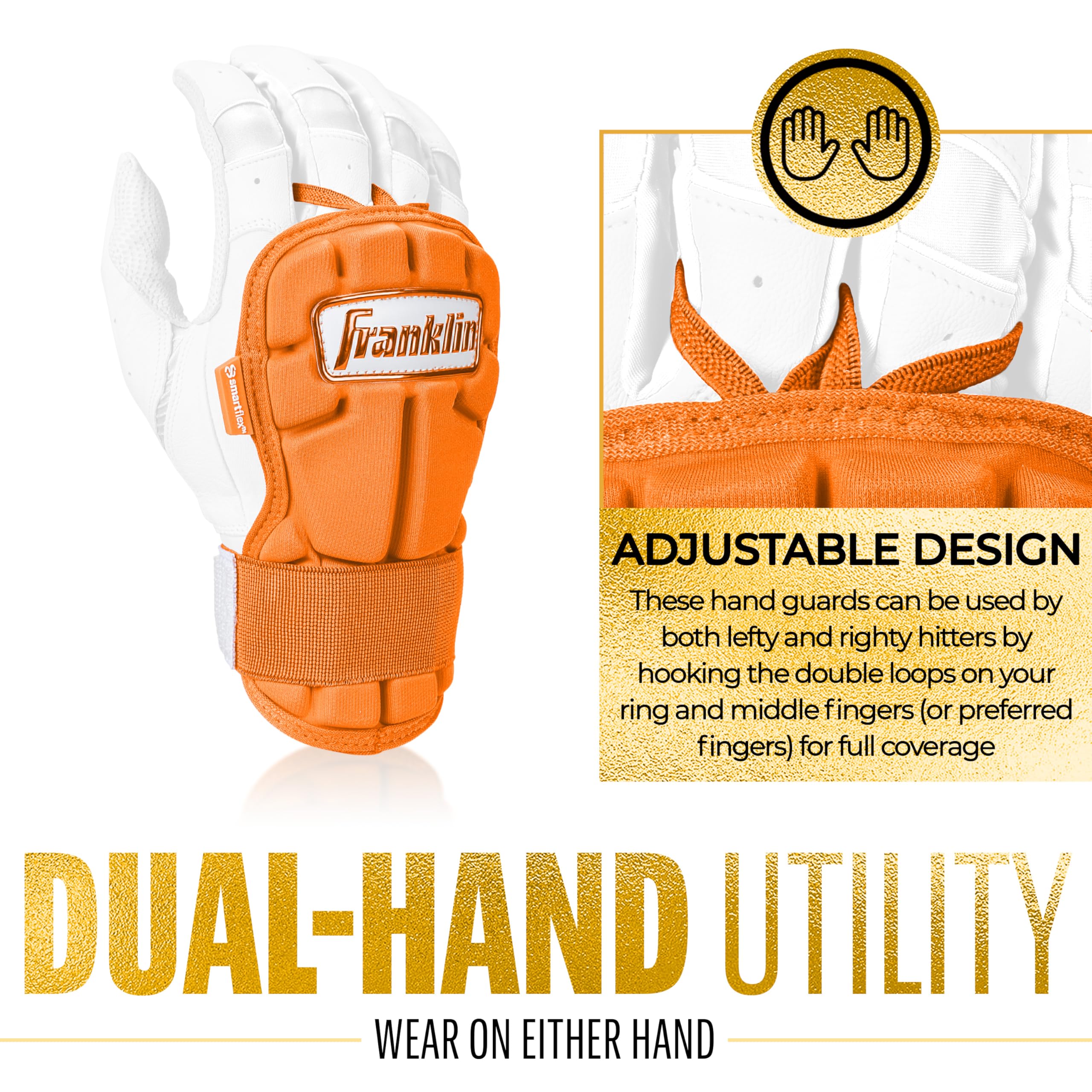 Foto 5 pulgar | Protector De Manos Y Muñeca Franklin Sports Prt Lg Series Para Adultos - Venta Internacional.