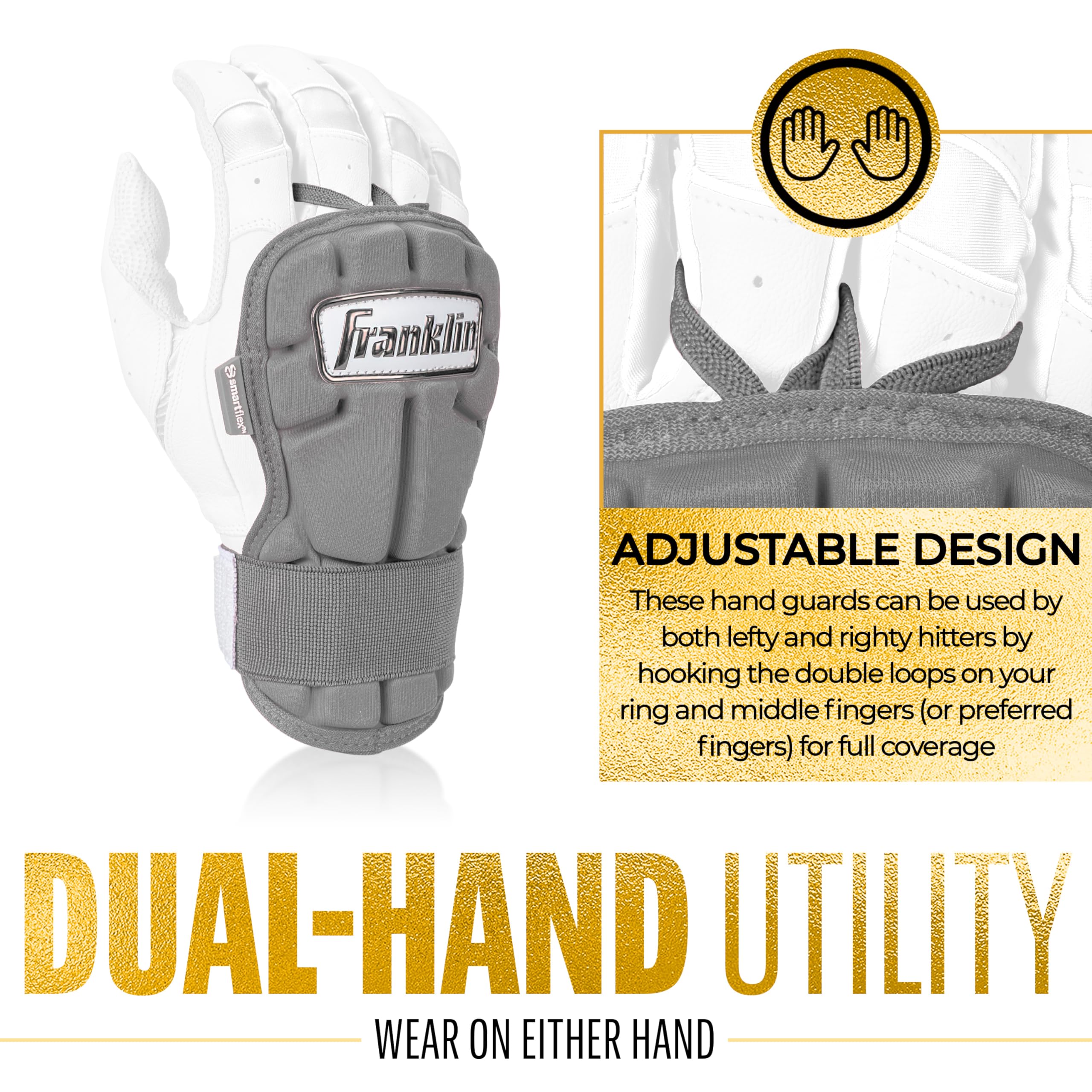 Foto 5 pulgar | Protector De Manos Y Muñeca Franklin Sports Prt Lg Series Para Adultos - Venta Internacional.