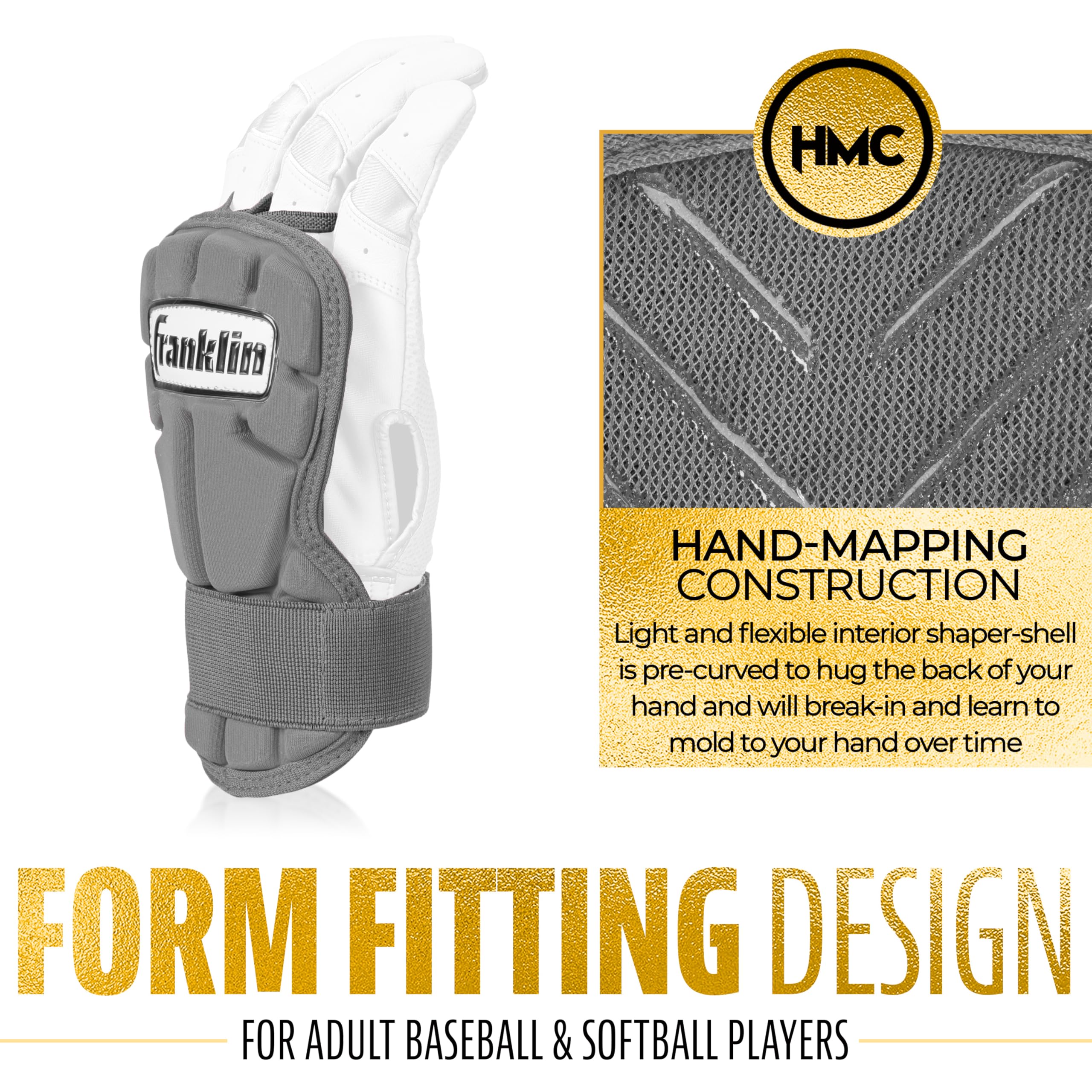 Foto 6 pulgar | Protector De Manos Y Muñeca Franklin Sports Prt Lg Series Para Adultos - Venta Internacional.