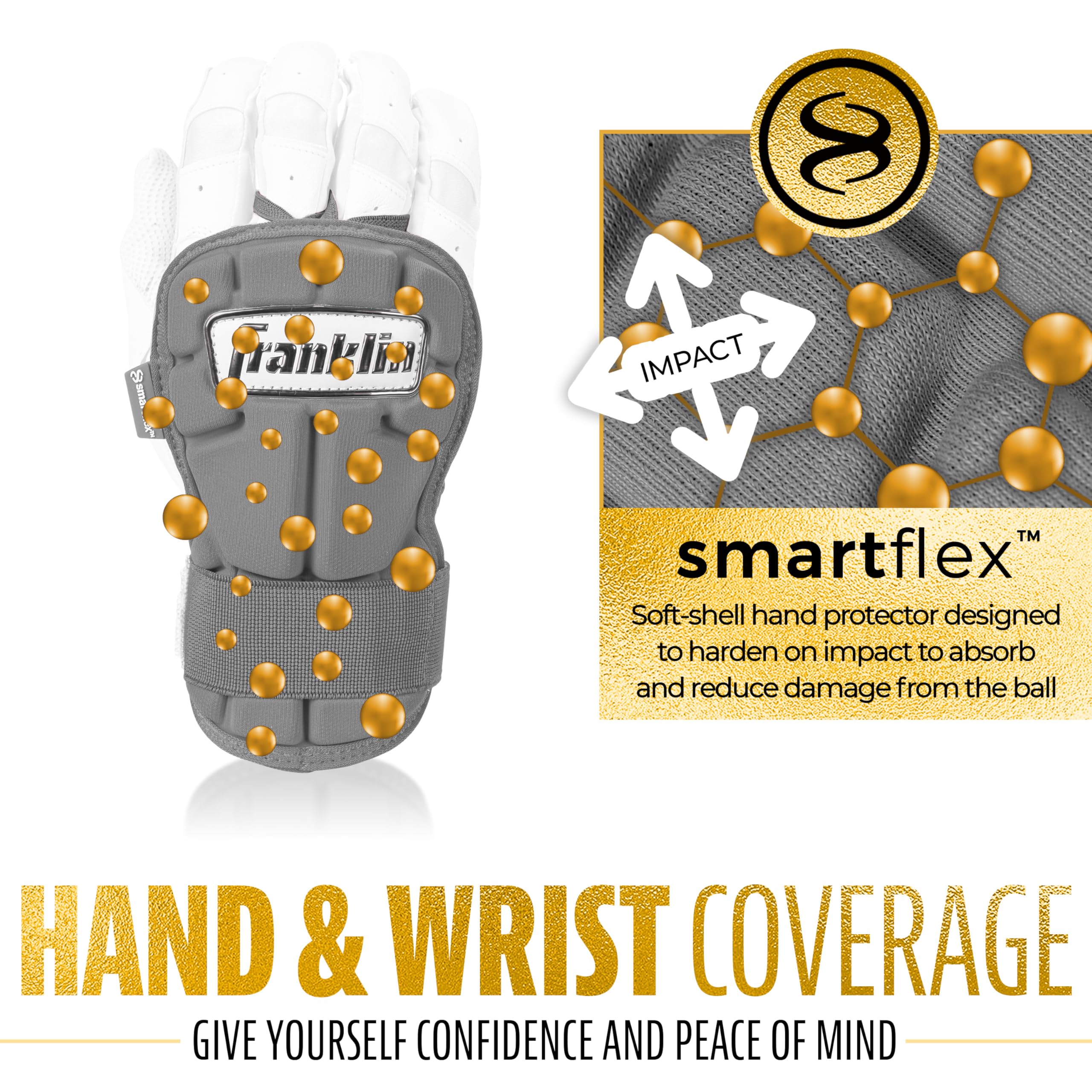 Foto 7 pulgar | Protector De Manos Y Muñeca Franklin Sports Prt Lg Series Para Adultos - Venta Internacional.