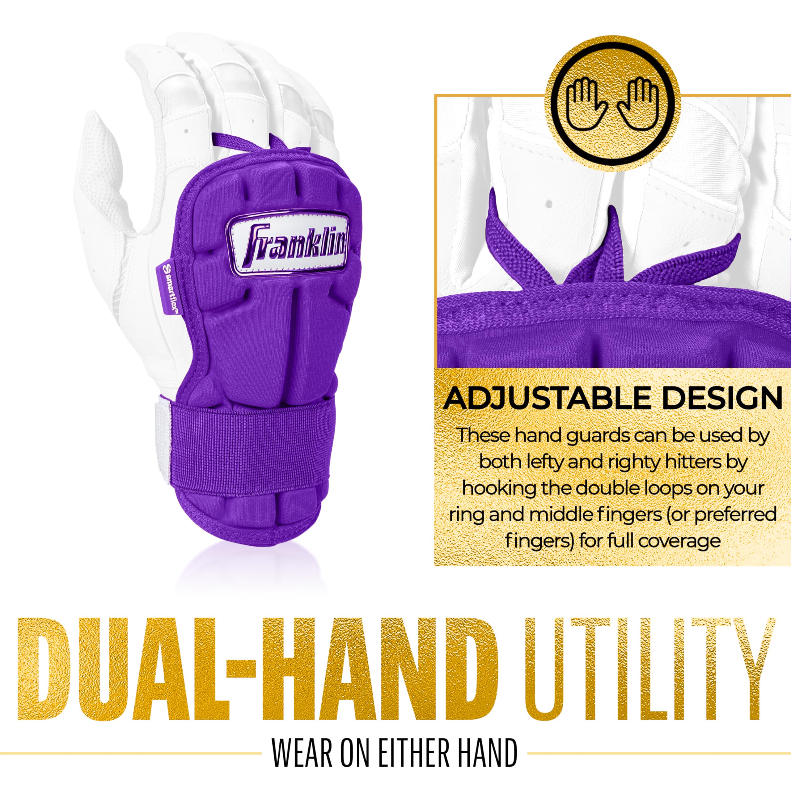 Foto 5 pulgar | Protector De Manos Y Muñeca Franklin Sports Prt Lg Series Para Adultos - Venta Internacional.