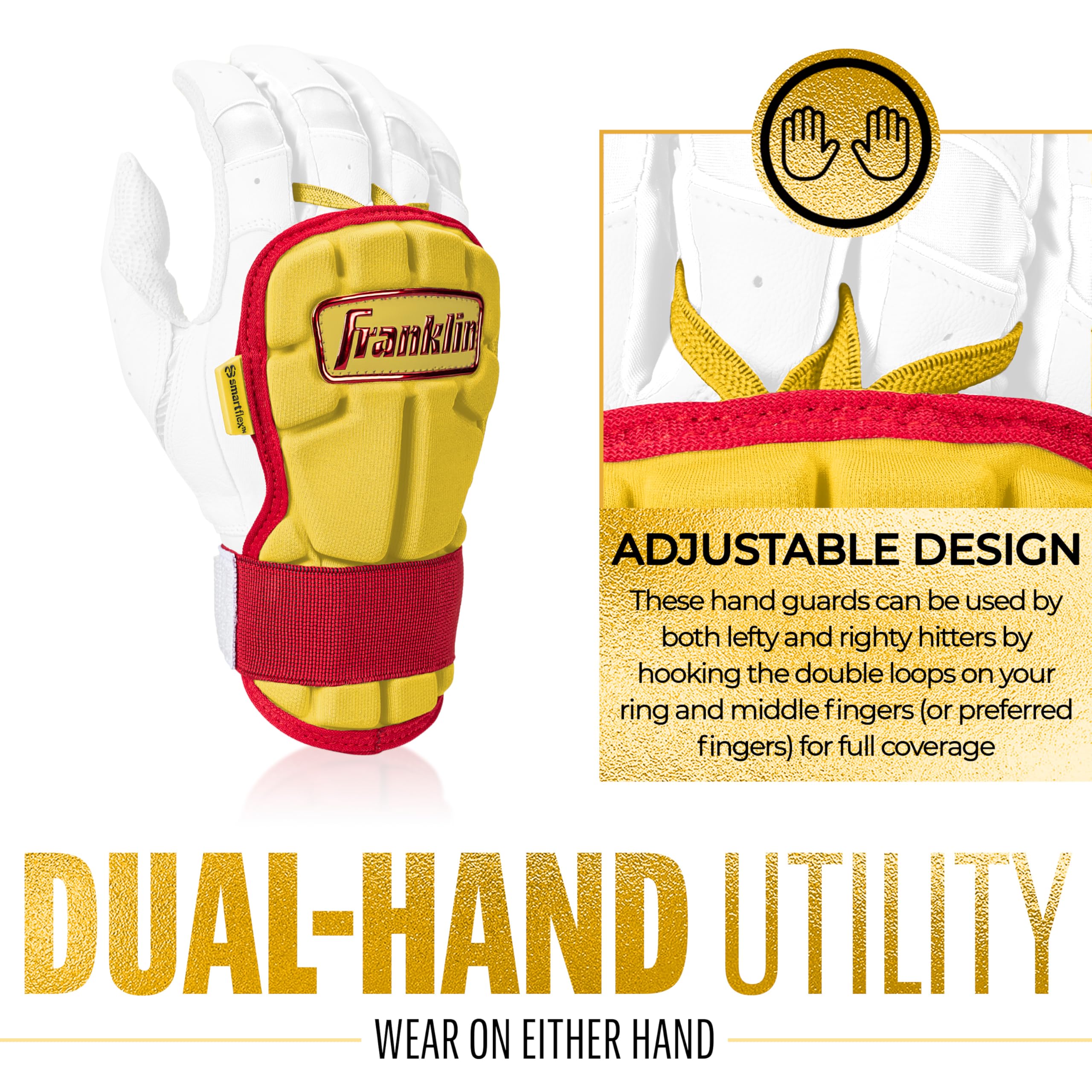 Foto 5 pulgar | Protector De Manos Y Muñeca Franklin Sports Prt Lg Series Para Adultos - Venta Internacional.