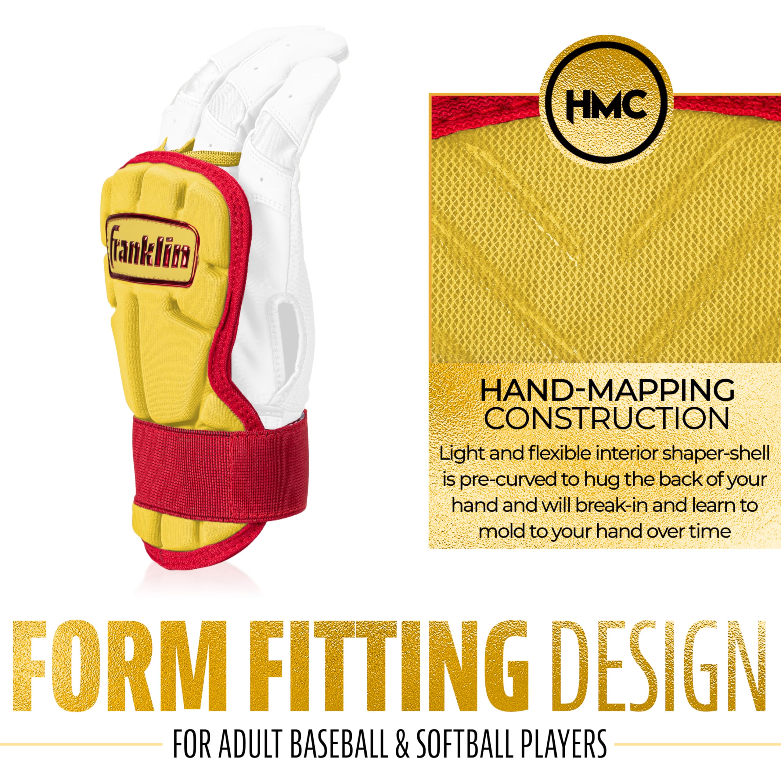 Foto 6 pulgar | Protector De Manos Y Muñeca Franklin Sports Prt Lg Series Para Adultos - Venta Internacional.