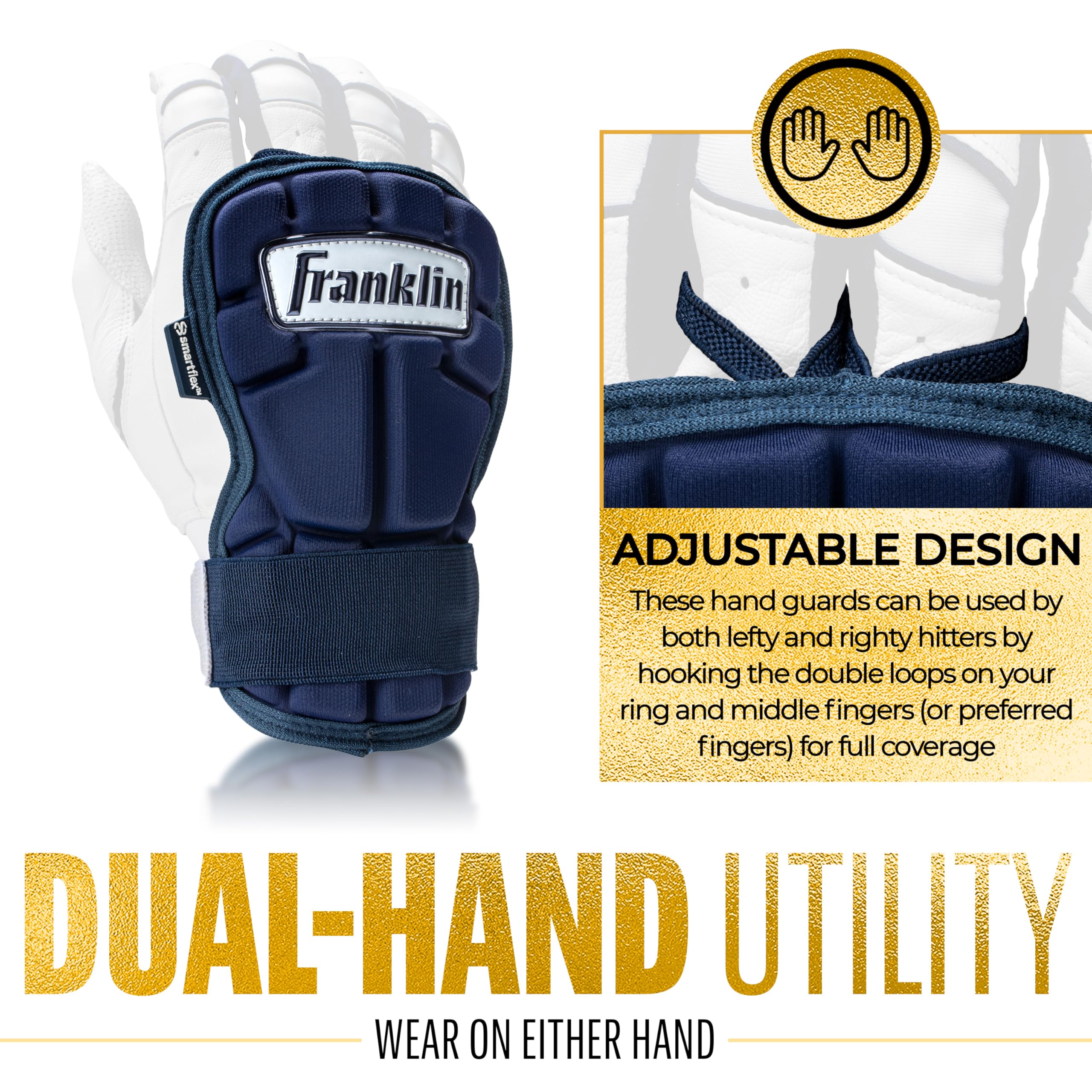 Foto 5 pulgar | Protector De Manos Y Muñeca Franklin Sports Prt Lg Series Para Adultos - Venta Internacional.
