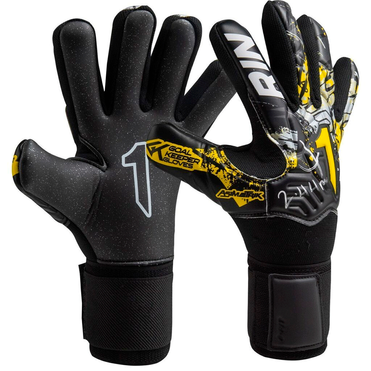 Foto 2 pulgar | Guantes De Portero Rinat Asimetrik Training Amarillo | Adulto E Infantil | Sporta