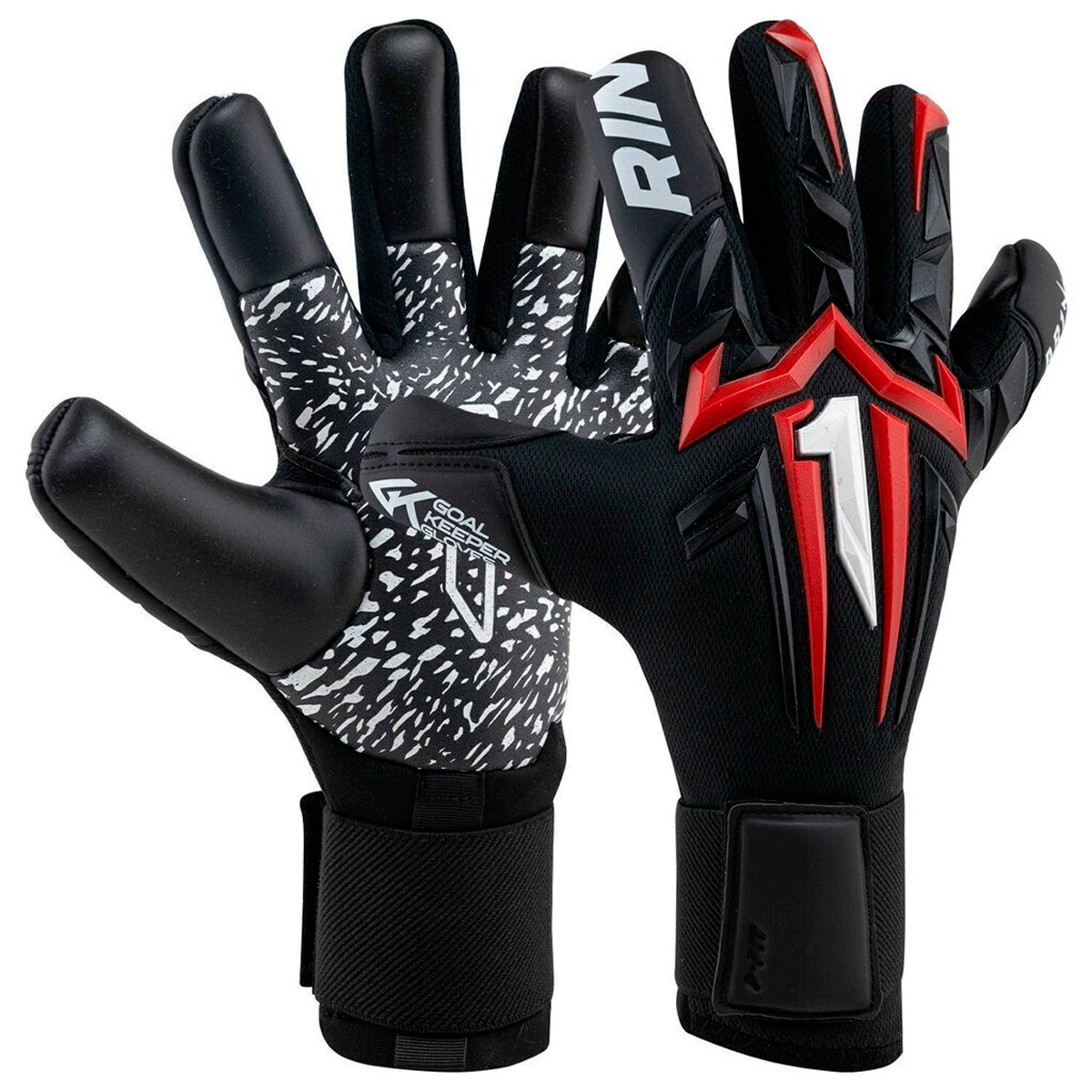 Foto 2 pulgar | Guantes De Portero Rinat Aries X Prime Negro/rojo | Adulto E Infantil | Sporta
