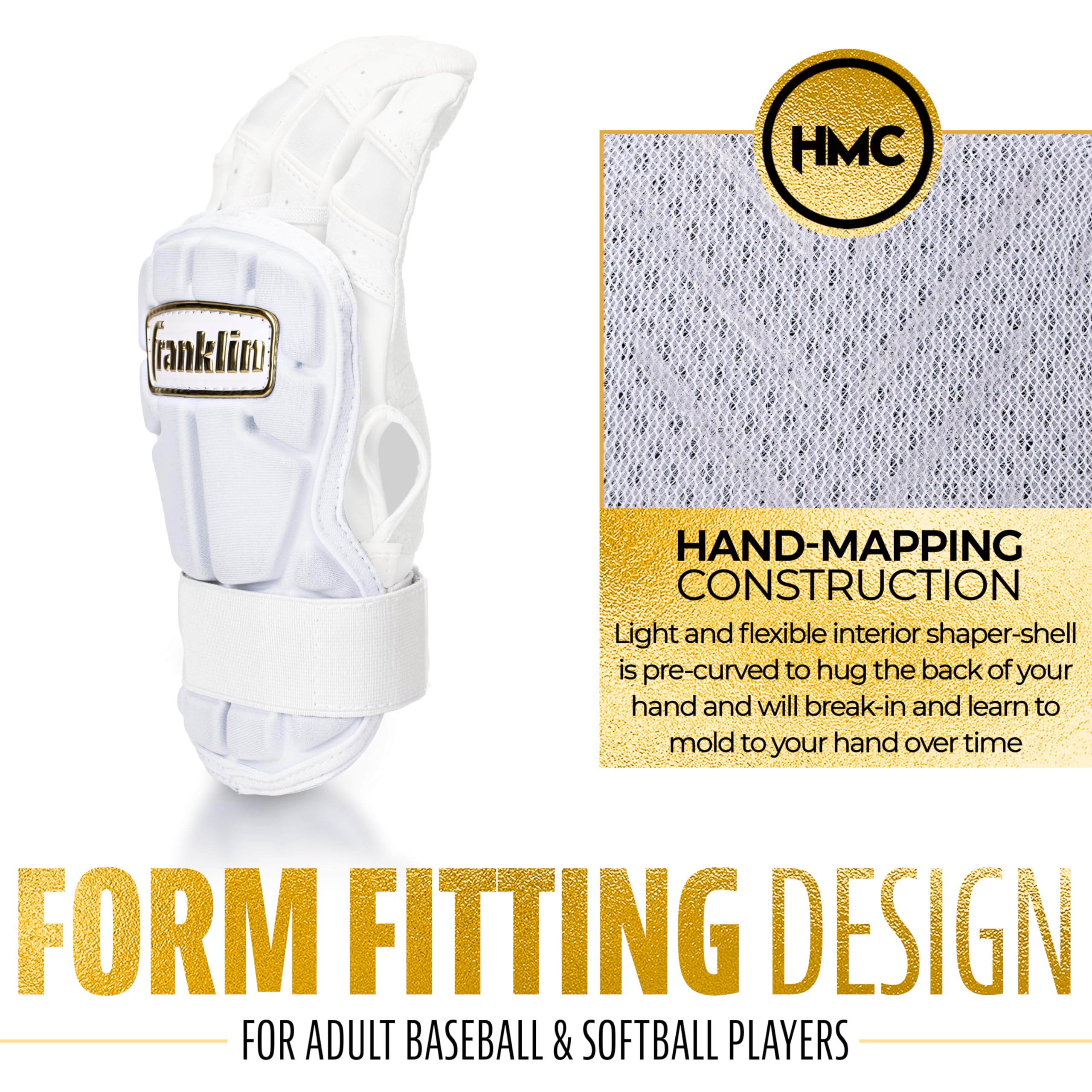 Foto 4 pulgar | Protector De Manos Y Muñeca Franklin Sports Prt Lg Series Para Adultos - Venta Internacional.