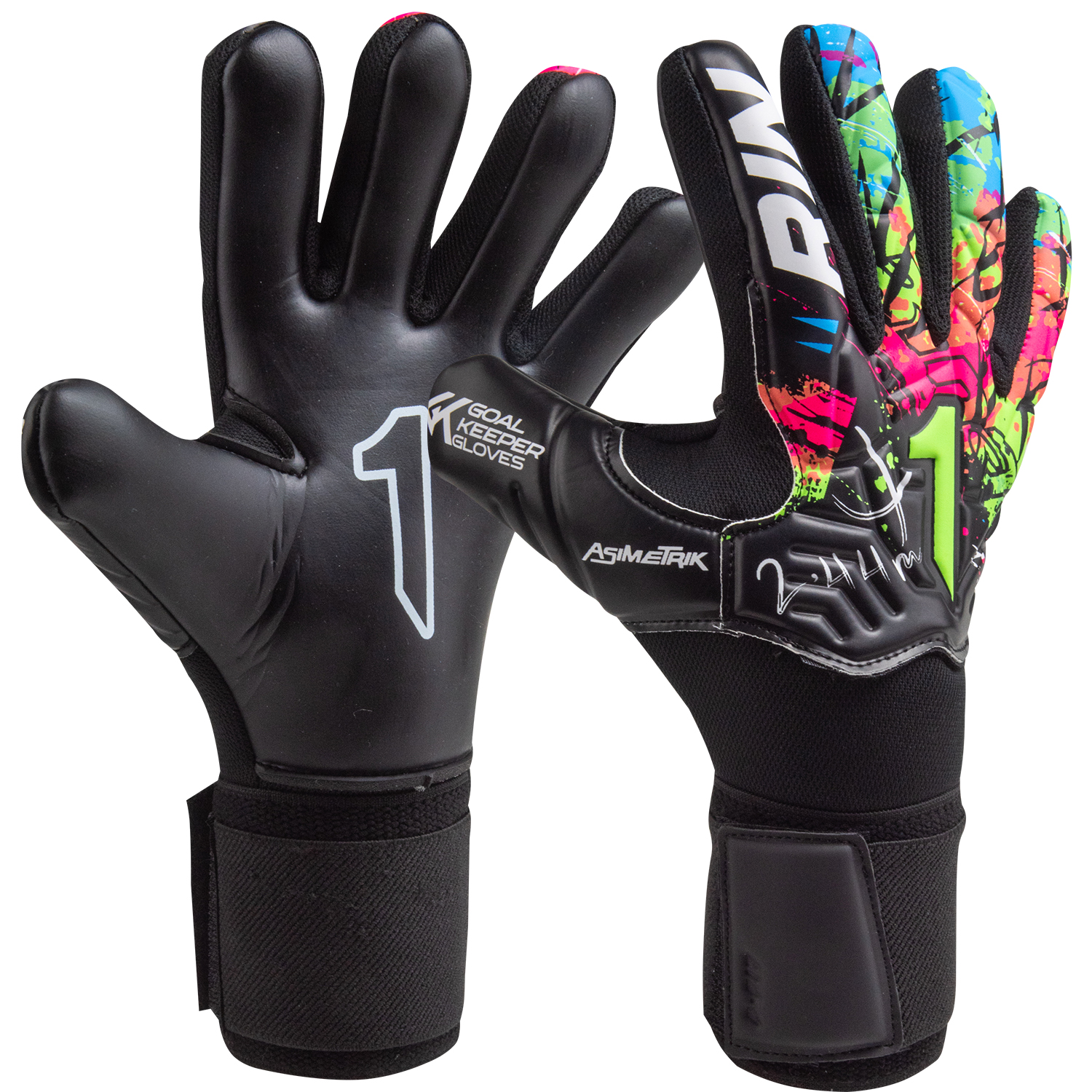 Foto 2 pulgar | Guantes De Portero Rinat Asimetrik Training Con Varilla | Infantil Y Adulto | Sporta | Colores Variados