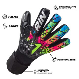 Foto 6 | Guantes De Portero Rinat Asimetrik Training Con Varilla | Infantil Y Adulto | Sporta | Colores Variados