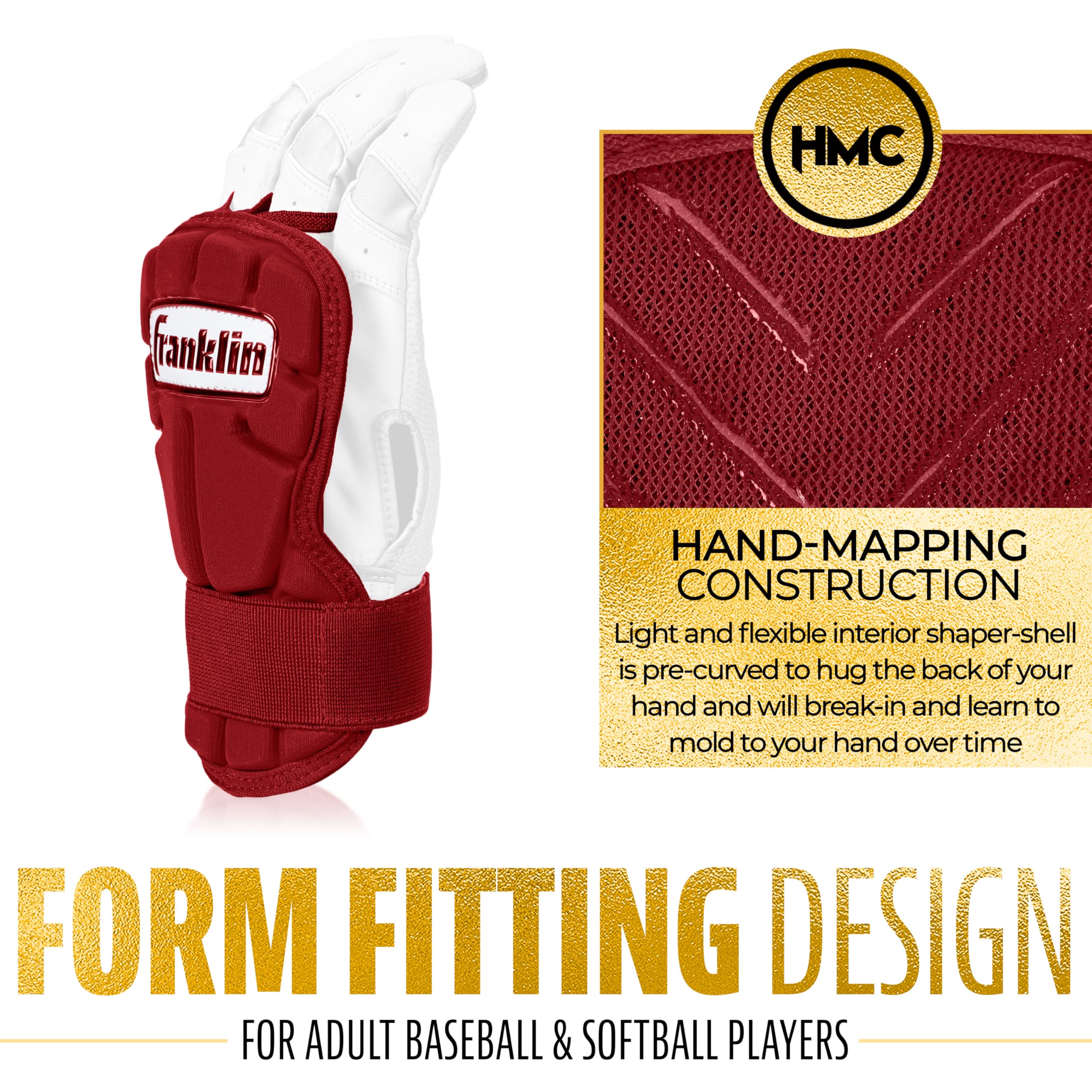 Foto 6 pulgar | Protector De Manos Y Muñeca Franklin Sports Prt Lg Series Para Adultos - Venta Internacional.