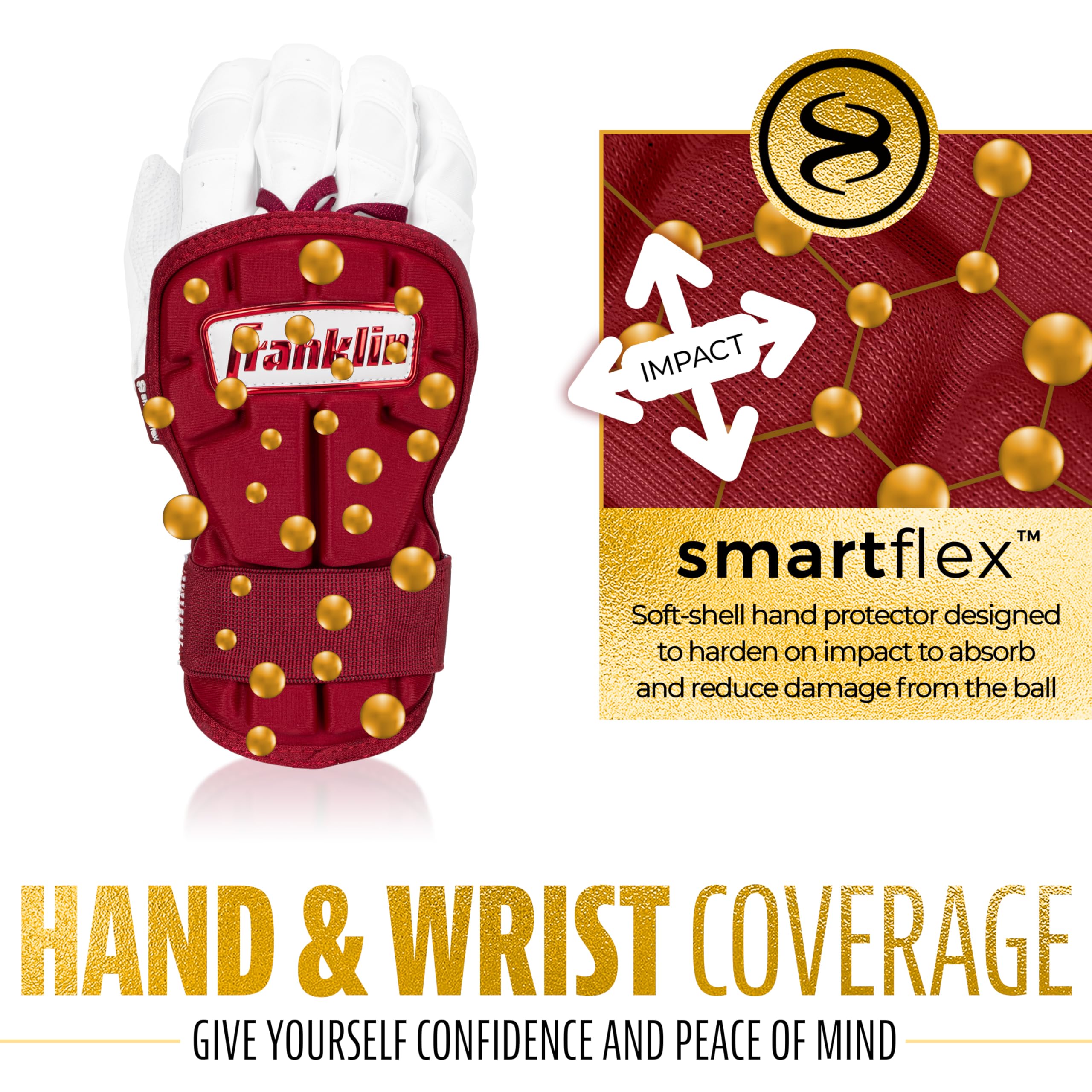 Foto 7 pulgar | Protector De Manos Y Muñeca Franklin Sports Prt Lg Series Para Adultos - Venta Internacional.