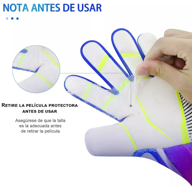 Foto 3 pulgar | Xtellar Guantes De Portero De Fútbol, Talla 9profesionales Antideslizantes Y Respirables