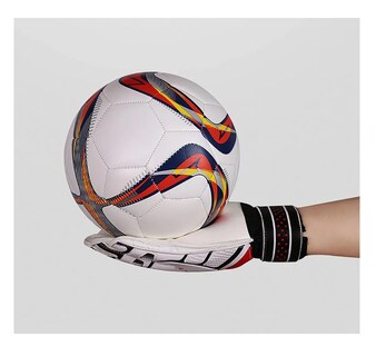 Foto 4 | Guantes De Portero Fútbol Antideslizante Talla 9 Blancos Con Dorado