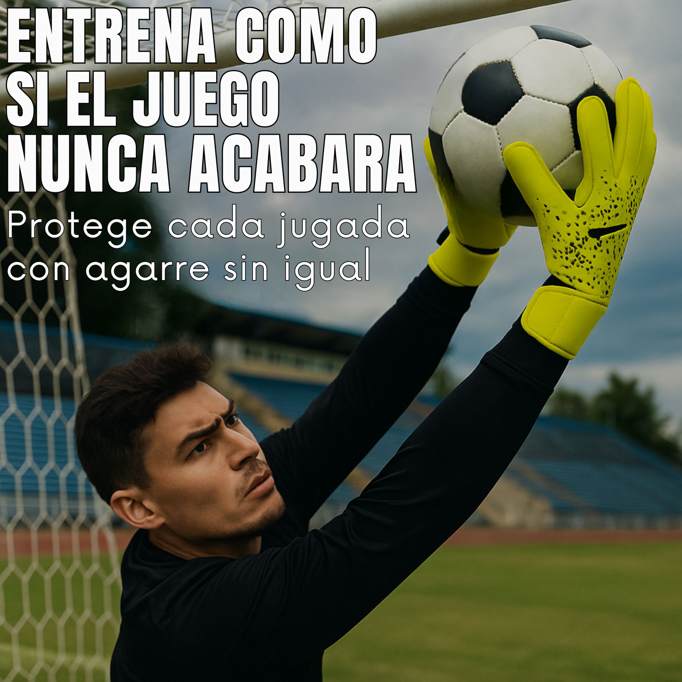 Foto 9 pulgar | Kit Deportivo Profesional Guantes de Portero Talla 9 Palma Látex Antideslizante + Audífonos Inalámbricos Z9 Bluetooth