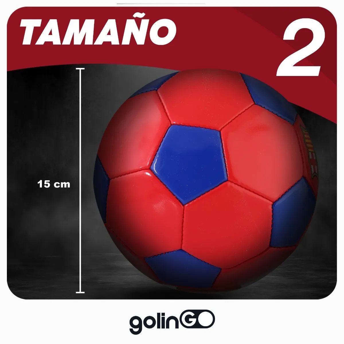 Foto 3 pulgar | Balón Fútbol Barcelona Blaugrana Clubes #2 Voit Soccer