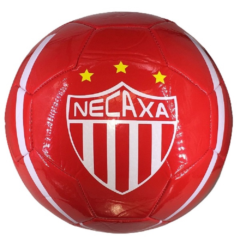 Balón Sen Deportes Original Del Necaxa No.5 color Rojo