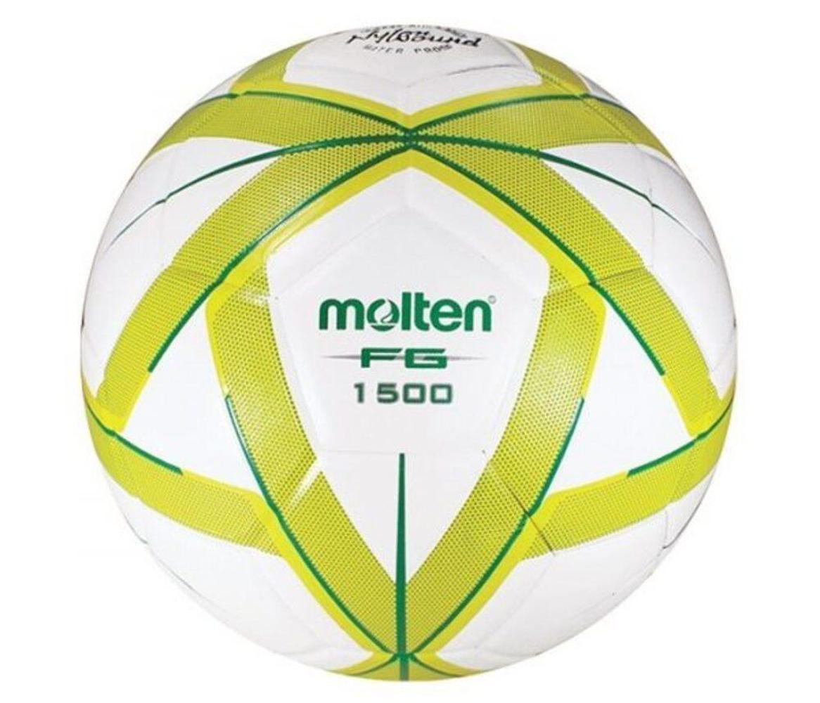 Foto 3 pulgar | Balón Molten Forza Blanco Con Amarillo F5g1500 # 5