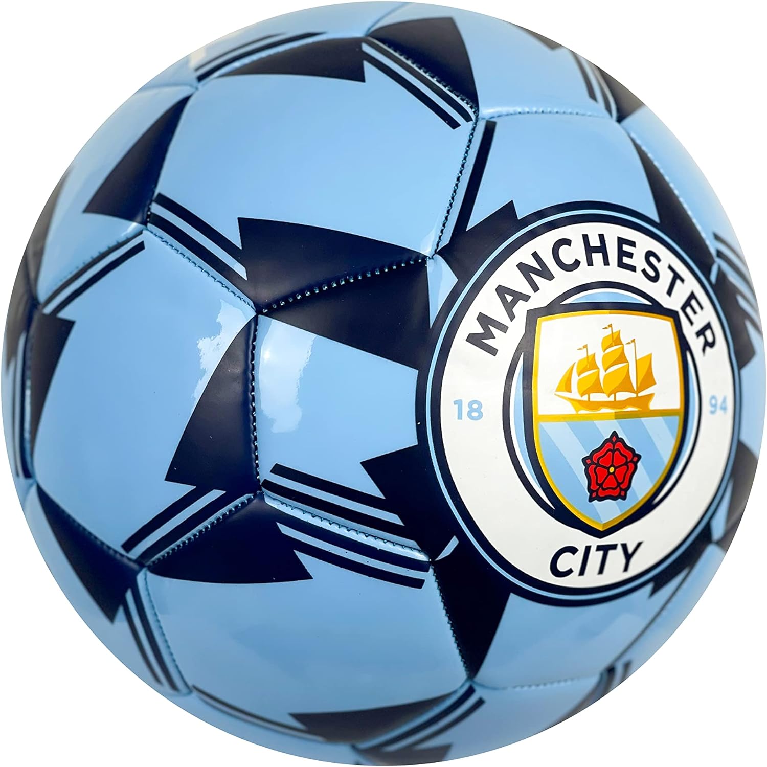 Foto 3 | Balón De Fútbol Del Manchester City #4, Con Licencia M. City Ball (talla 4) G