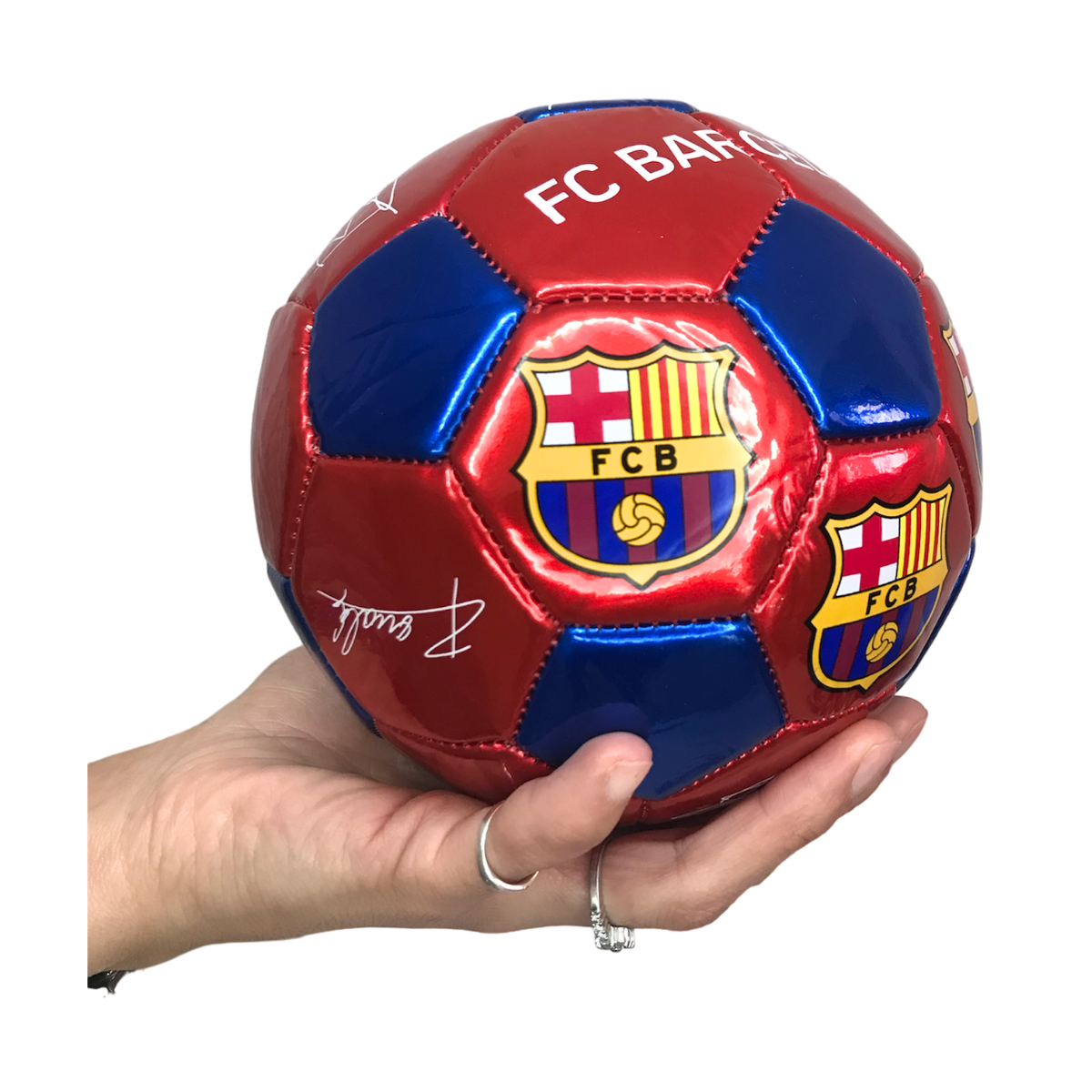 Foto 5 pulgar | Kit Morral y Balón Mini de Futbol del Barcelona No.2