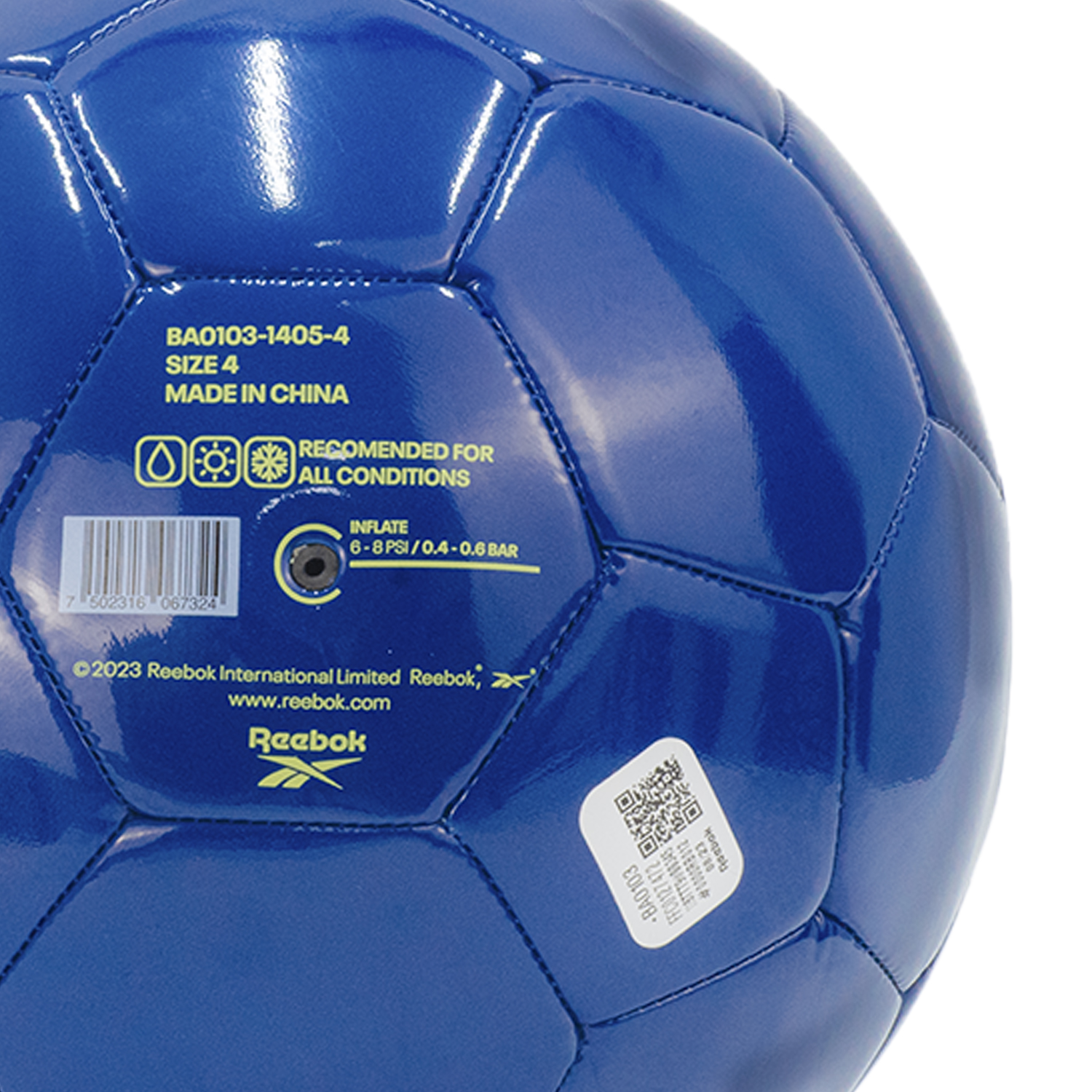 Foto 3 pulgar | Balón Reebok para Futbol Soccer Entrenamiento  N° 4 y 5 Azul