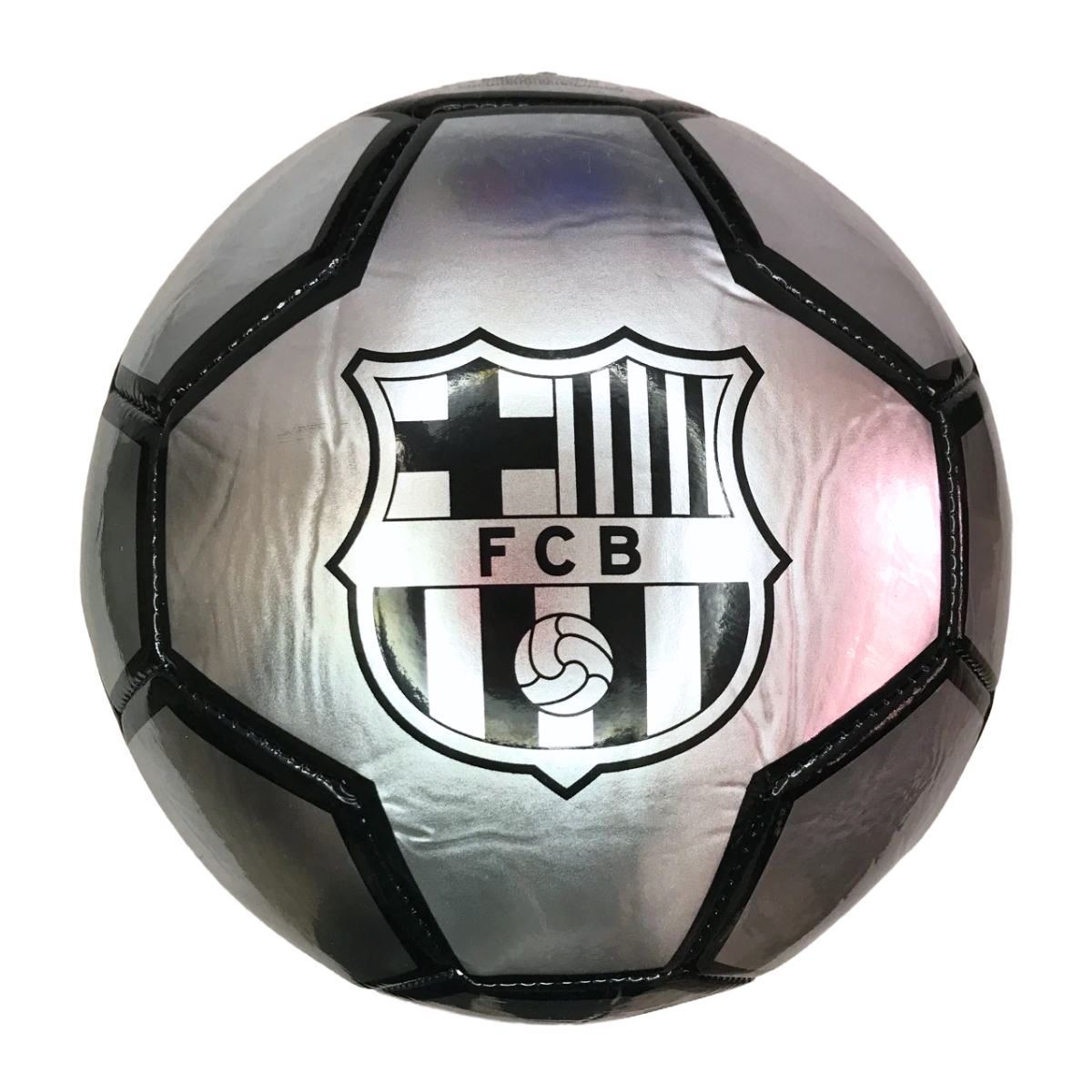 Balón de Futbol del Barcelona No.5 Plateado