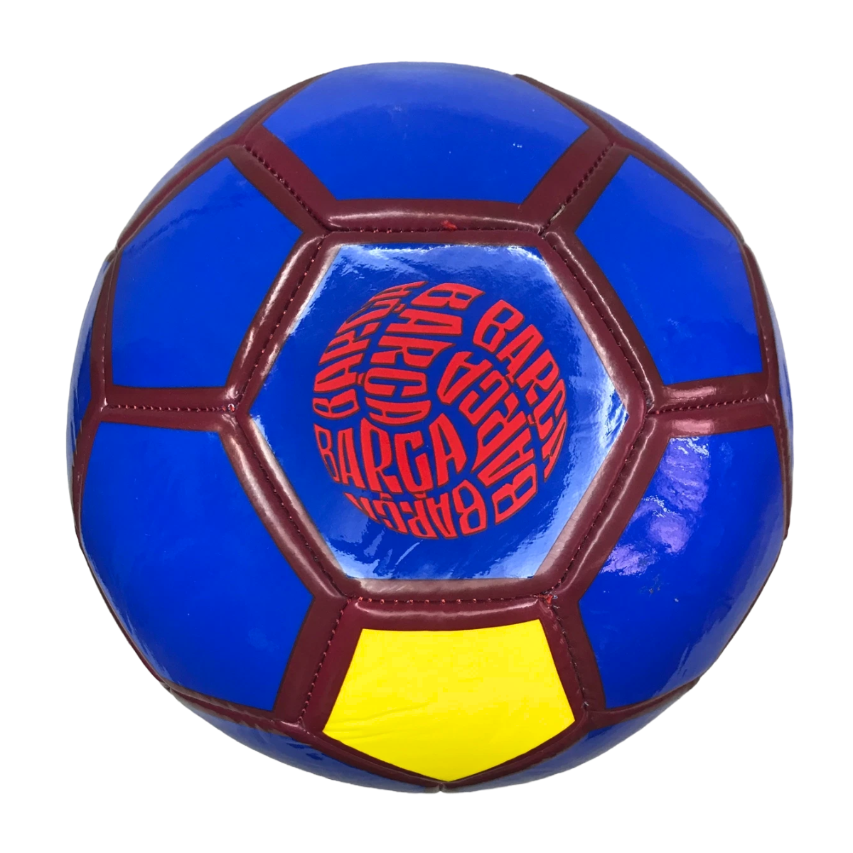 Foto 3 | Kit Balón De Futbol Del Barcelona No.5 Y Morral Azul-amarillo