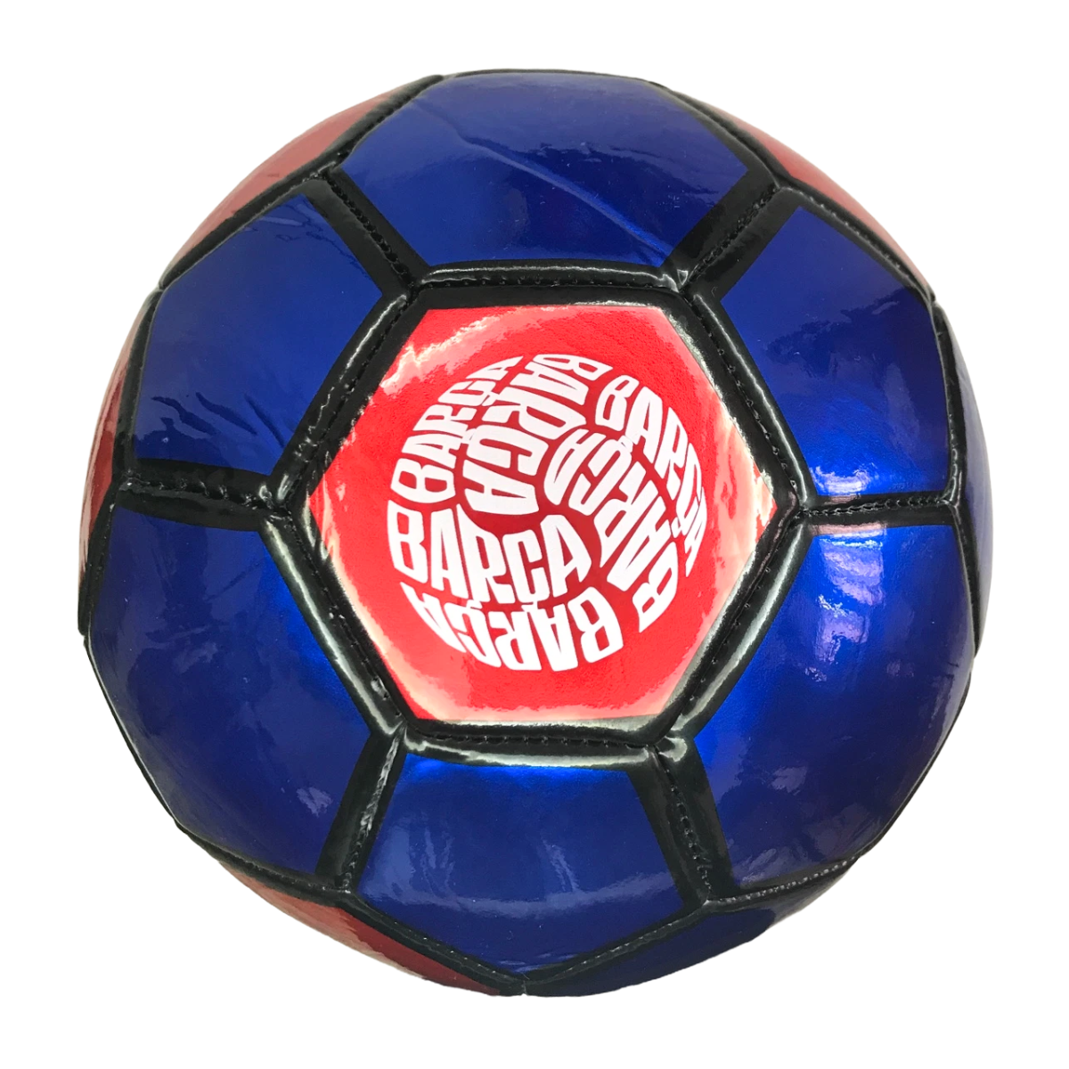 Foto 4 pulgar | Kit Balón De Futbol Del Barcelona No.5 Y Morral Rojo