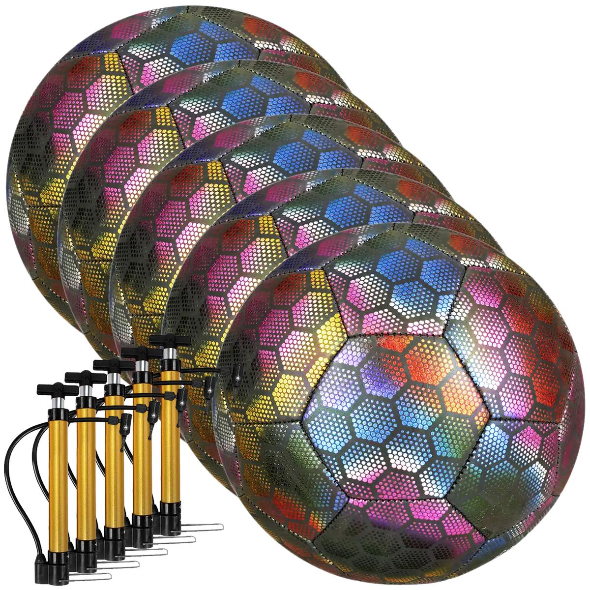 Balón de Futbol Efecto Luminoso Xtream Boom 5 Piezas Multicolor