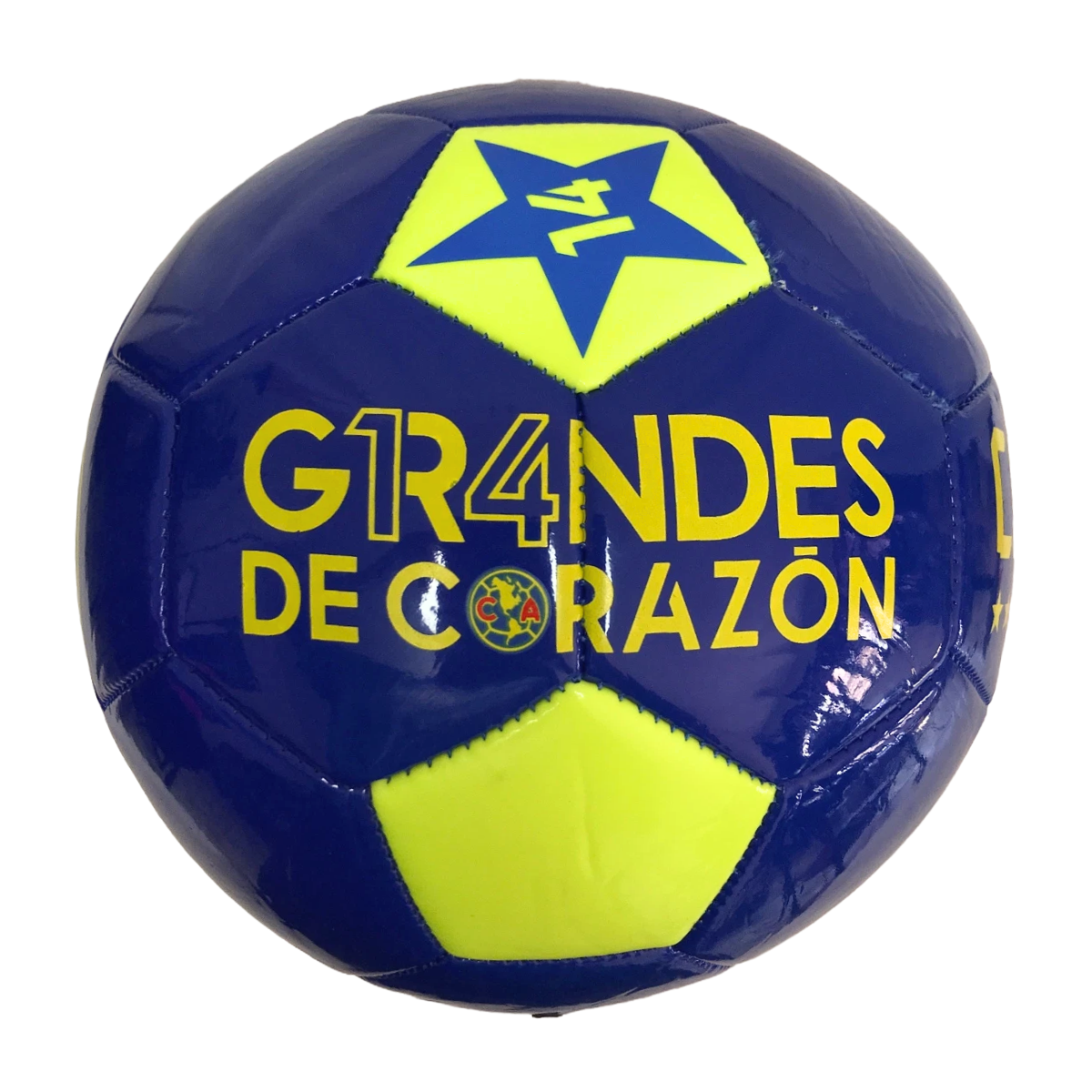 Balón de Fútbol Sen Deportes Club América No.5 Azul/Verde